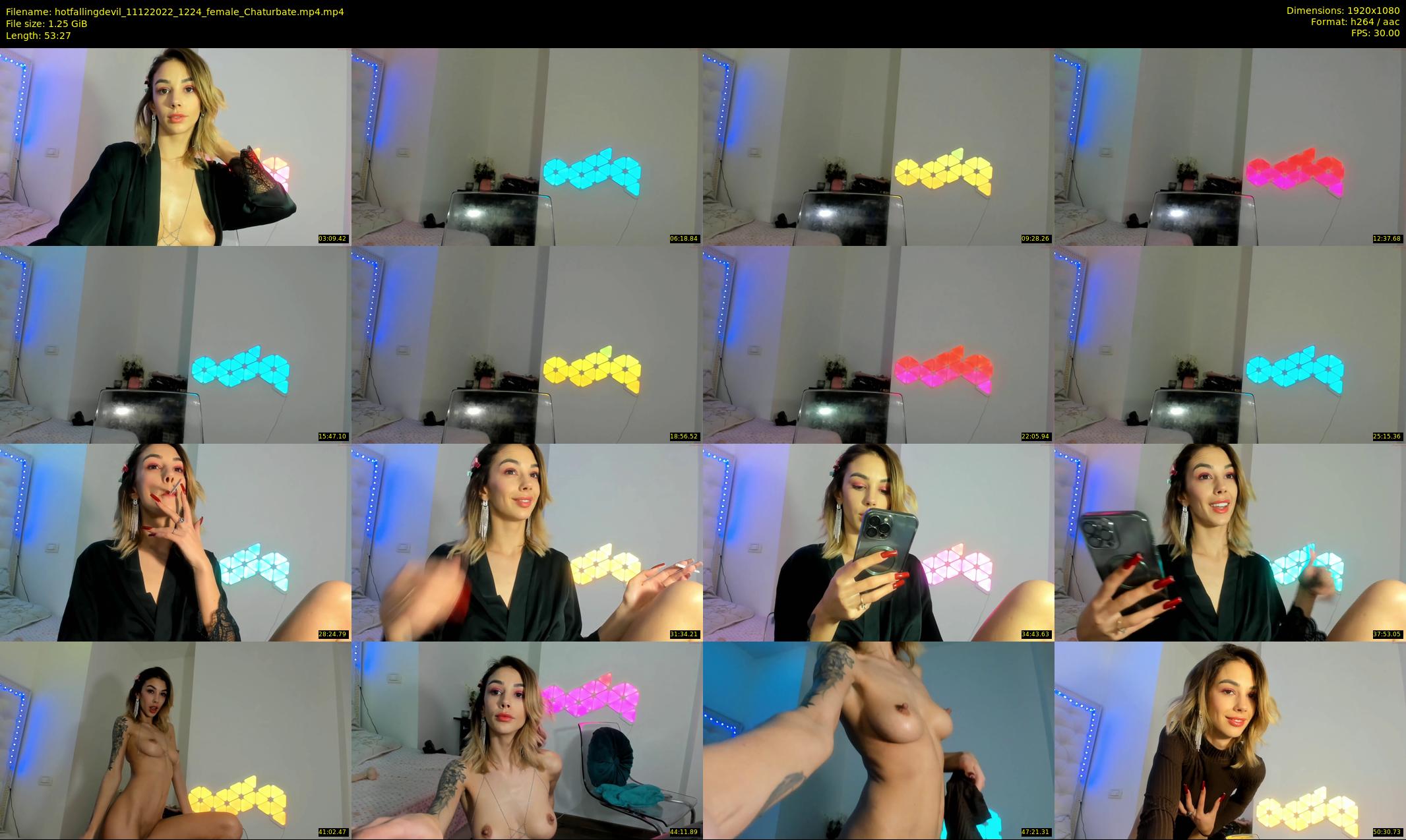 hotfallingdevil — 54 minute Chaturbate female cam show recording, 1080p, Dec 11, 2022