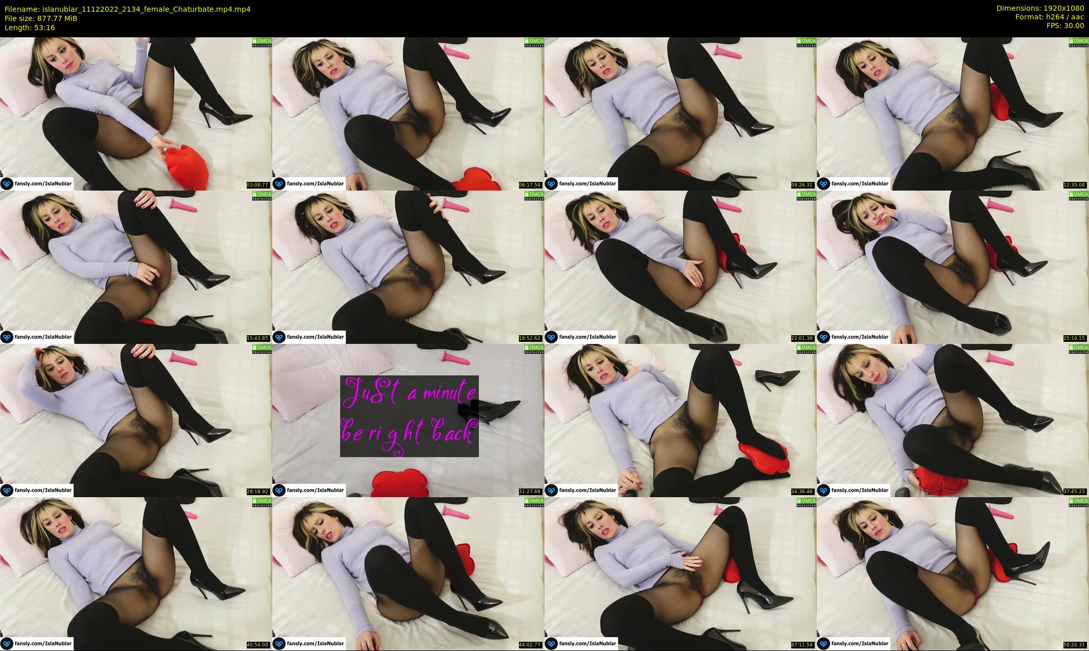 islanublar — 54 minute Chaturbate female cam show recording, 1080p, Dec 11, 2022