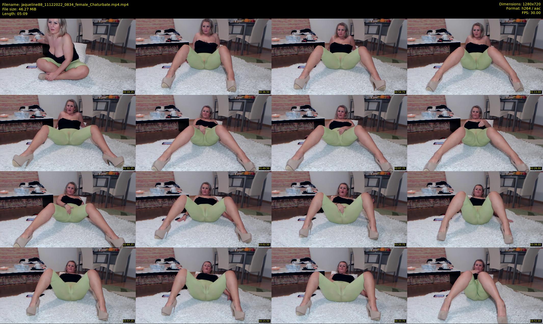 jaqueline88 — 6 minute Chaturbate female cam show recording, 720p, Dec 11, 2022