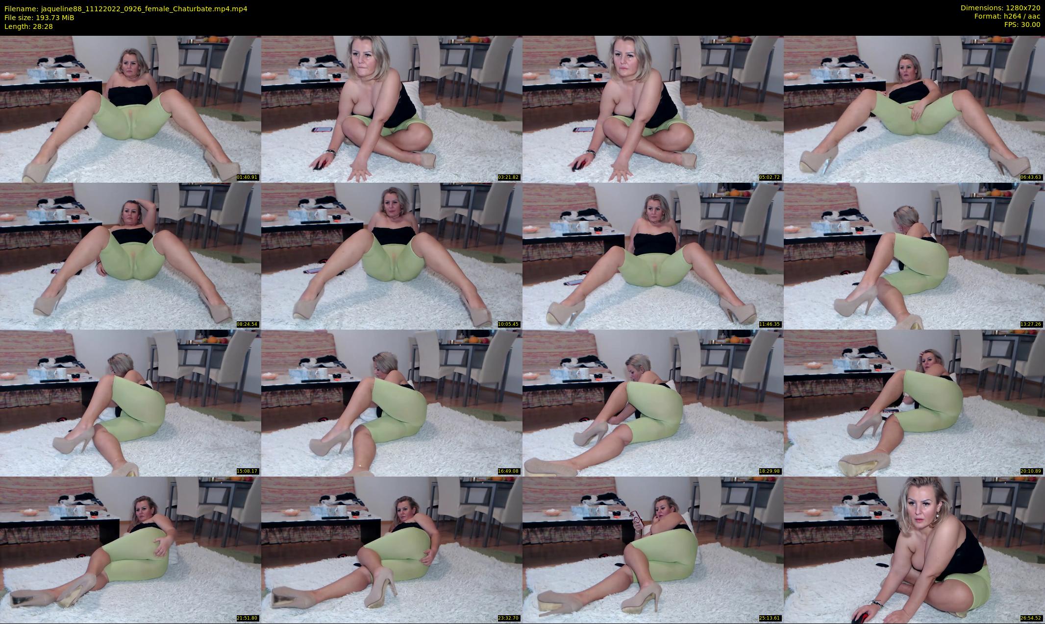 jaqueline88 — 29 minute Chaturbate female cam show recording, 720p, Dec 11, 2022