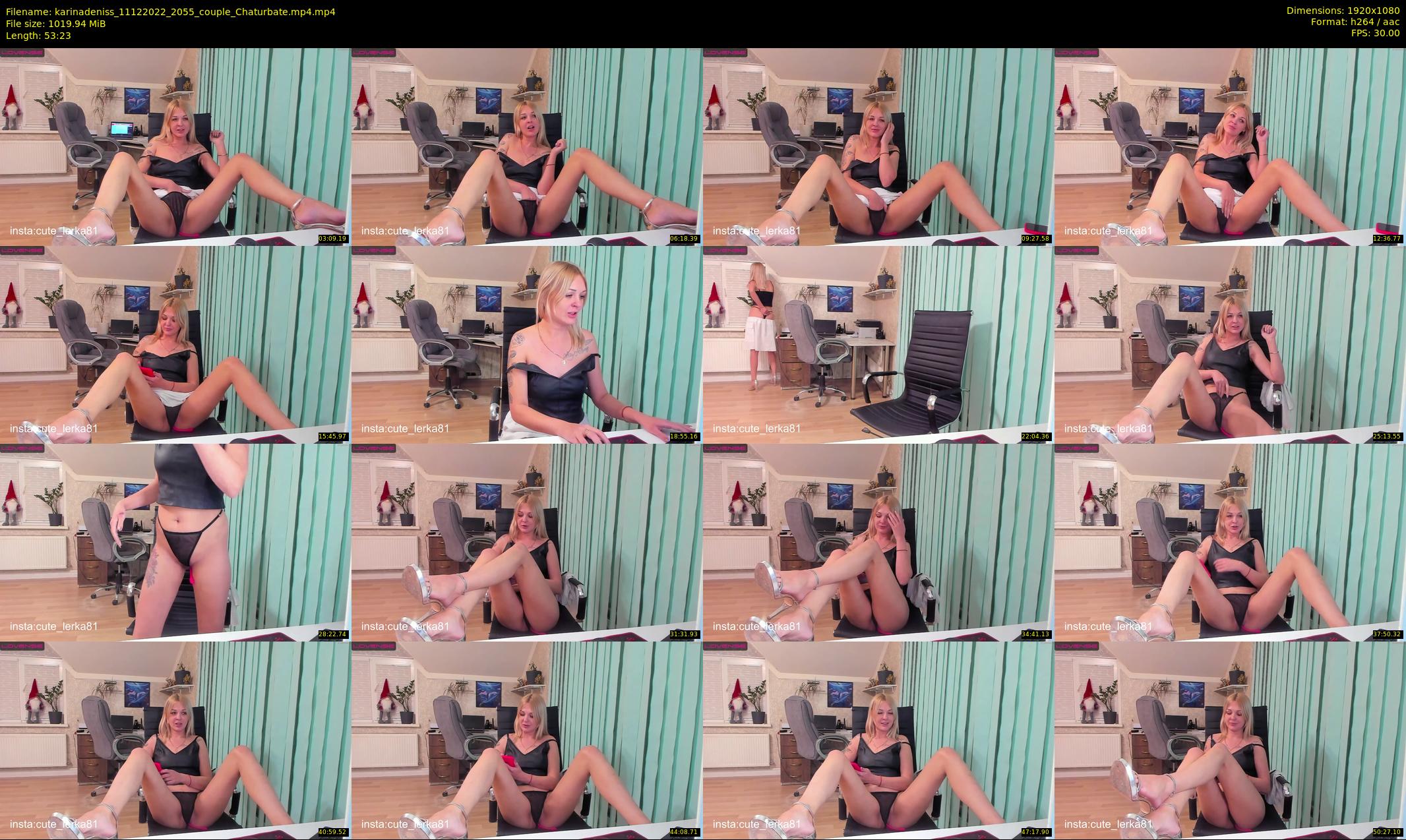 karinadeniss — 54 minute Chaturbate couple cam show recording, 1080p, Dec 11, 2022
