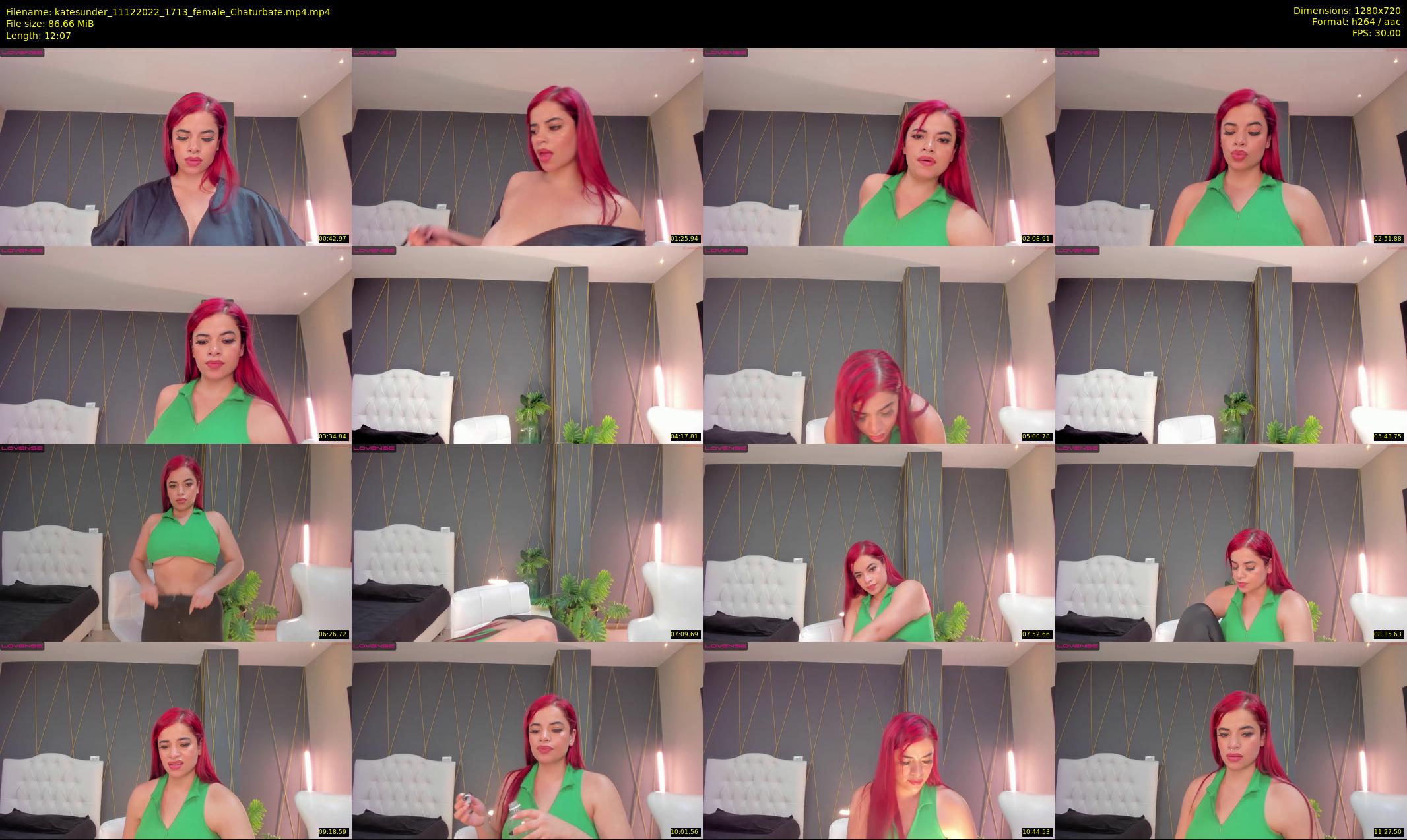 katesunder — 13 minute Chaturbate female cam show recording, 720p, Dec 11, 2022