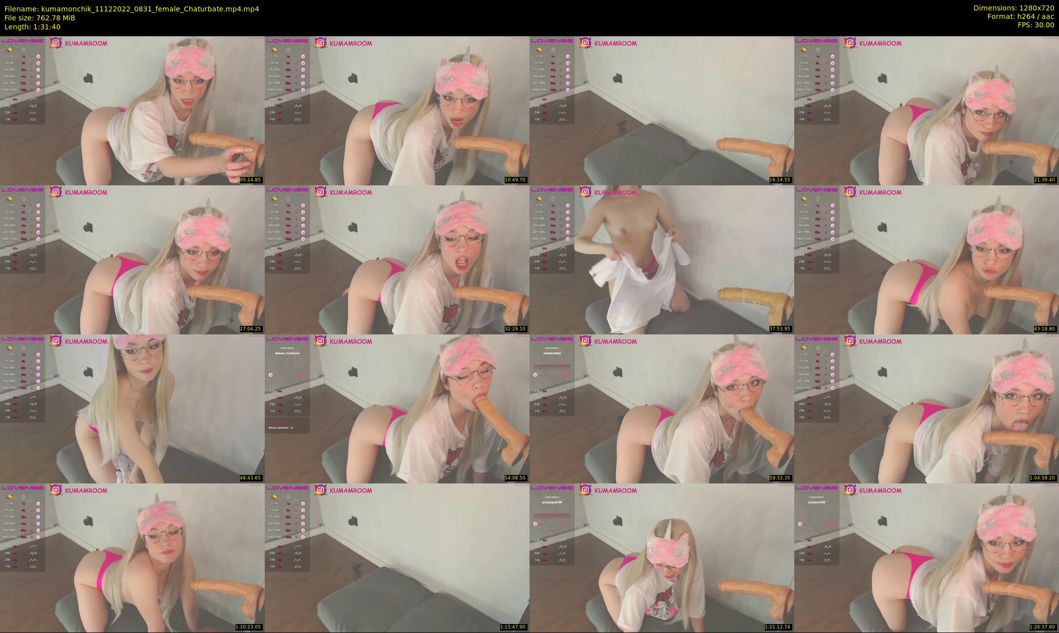 kumamonchik — 92 minute Chaturbate couple cam show recording, 720p, Dec 11, 2022