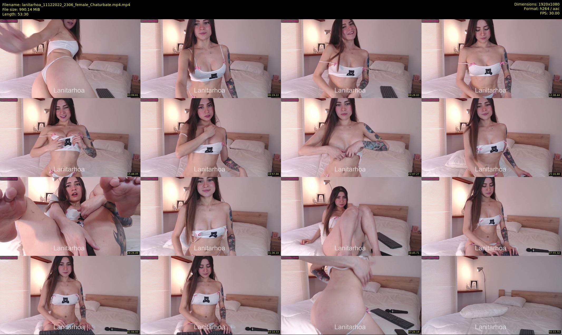 lanitarhoa — 54 minute Chaturbate female cam show recording, 1080p, Dec 11, 2022