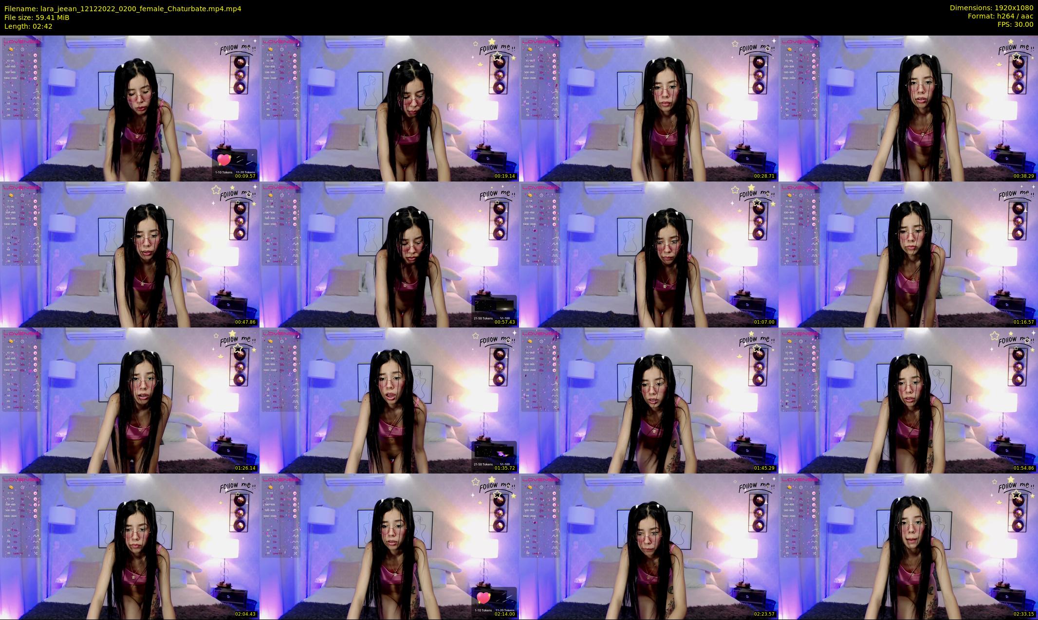 lara_jeean — 3 minute Chaturbate female cam show recording, 1080p, Dec 12, 2022