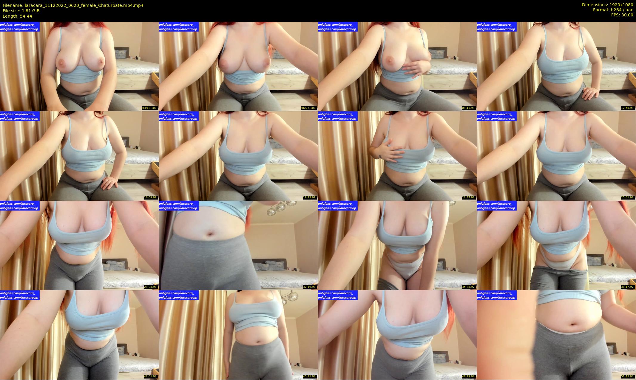 laracara — 55 minute Chaturbate female cam show recording, 1080p, Dec 11, 2022