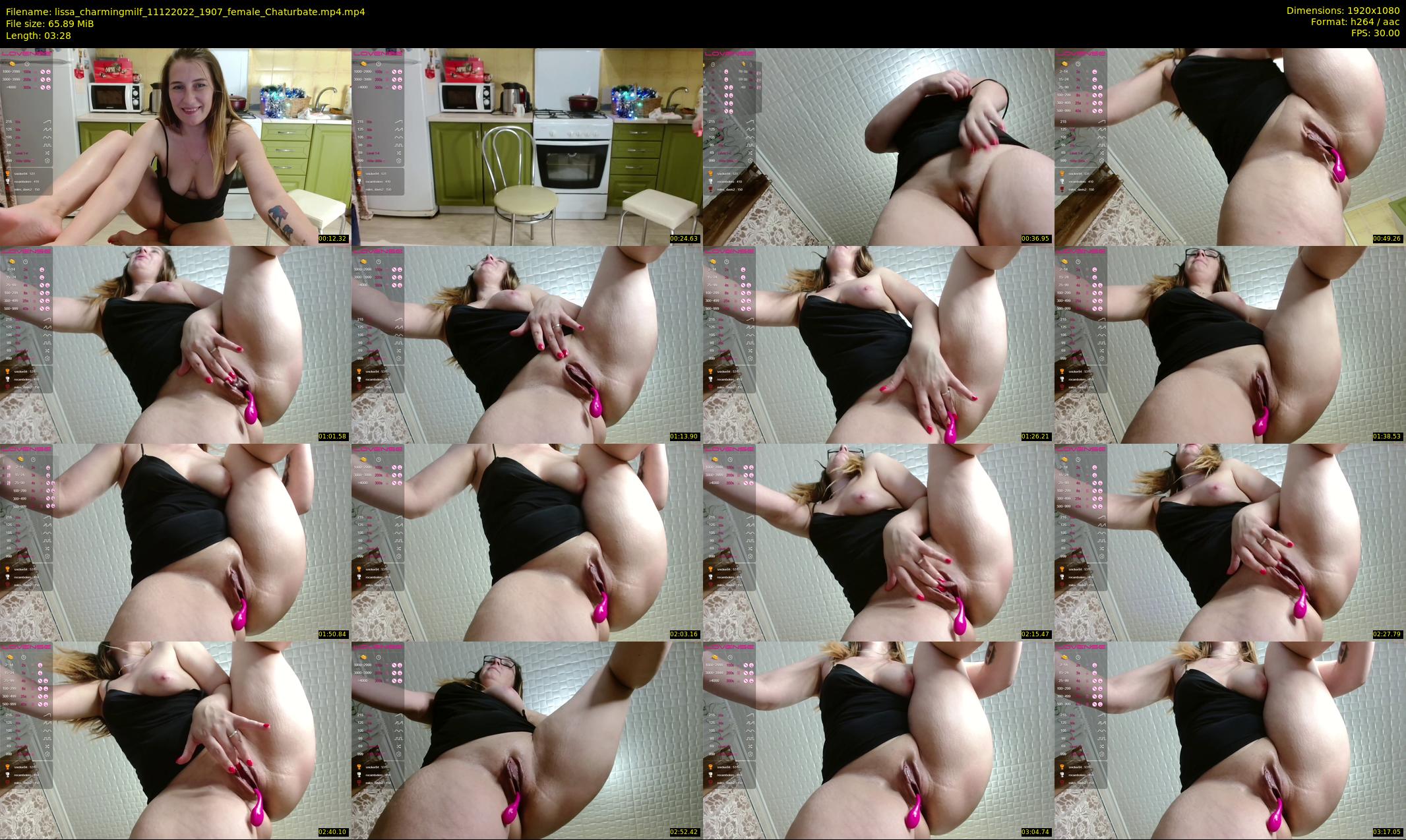 lissa_charmingmilf — 4 minute Chaturbate female cam show recording, 1080p, Dec 11, 2022