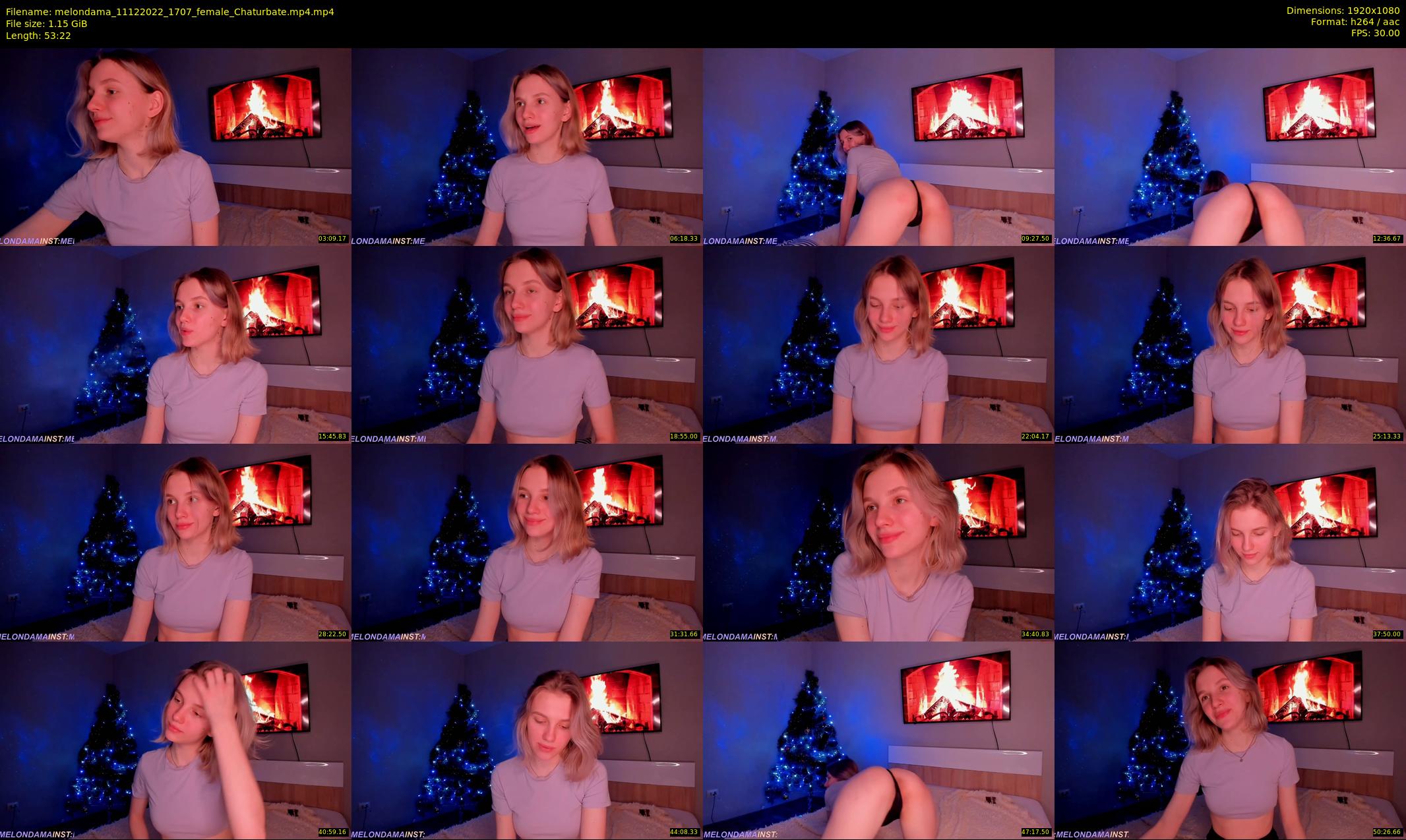 melondama — 54 minute Chaturbate female cam show recording, 1080p, Dec 11, 2022