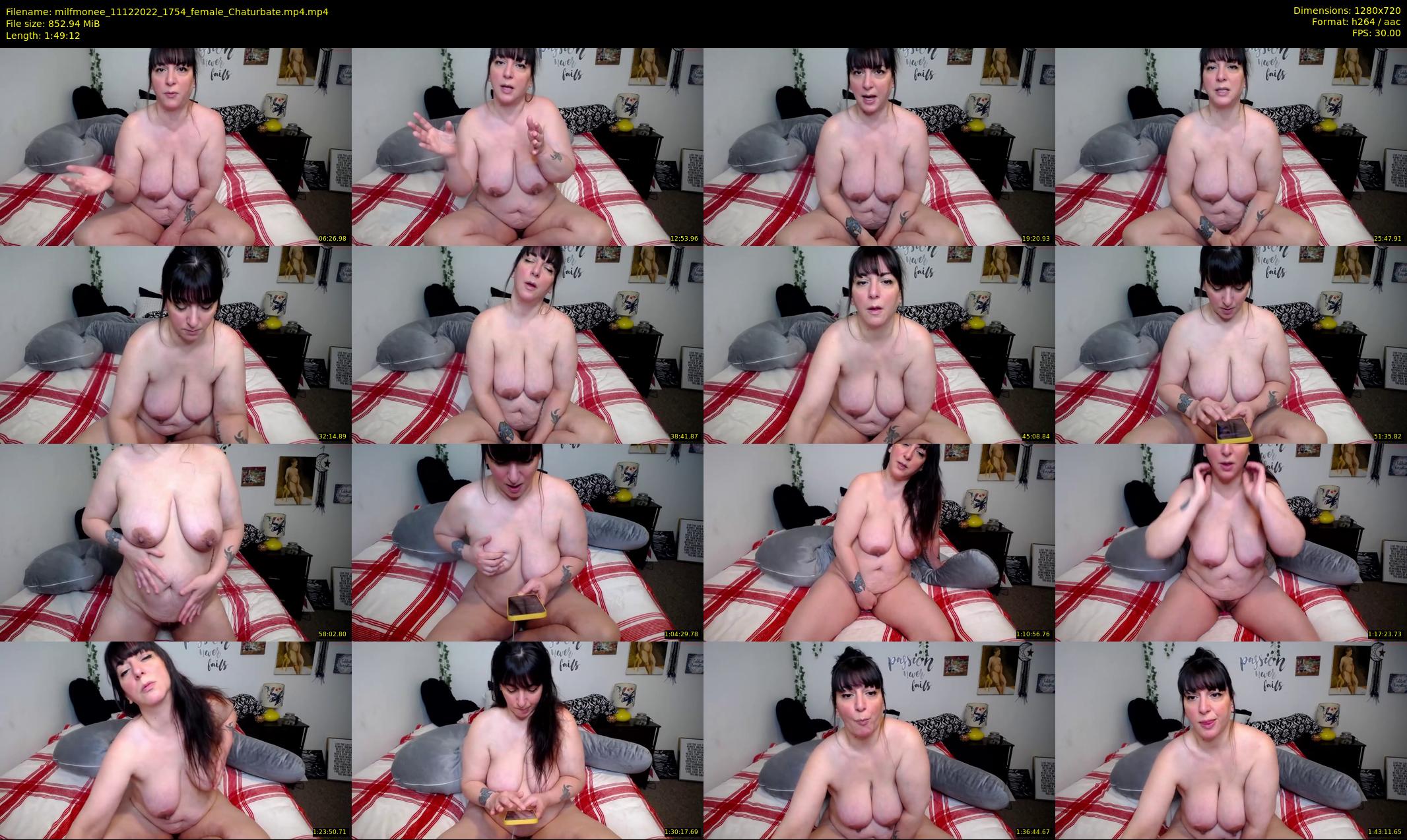 milfmonee — 110 minute Chaturbate female cam show recording, 720p, Dec 11, 2022