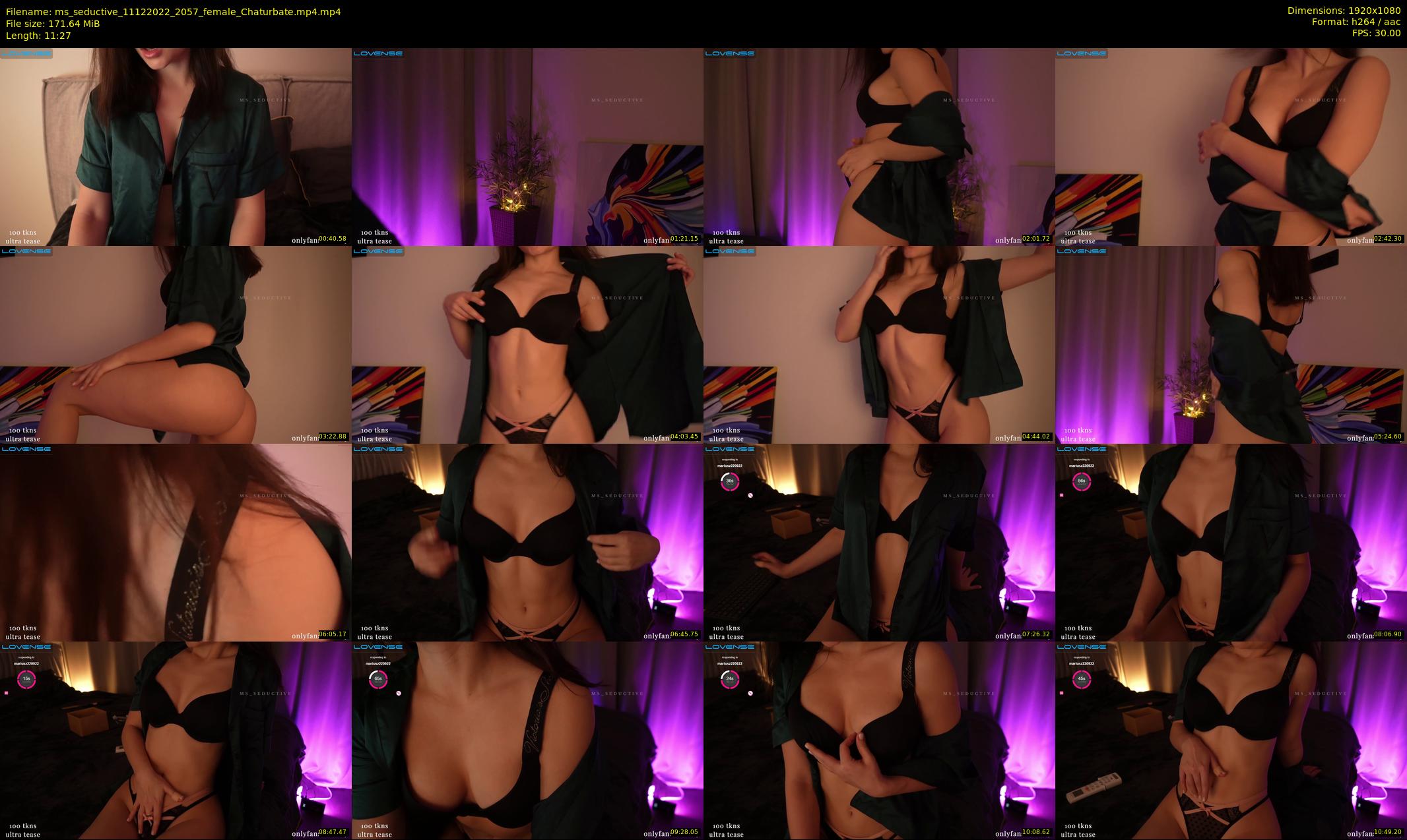 ms_seductive — 12 minute Chaturbate female cam show recording, 1080p, Dec 11, 2022