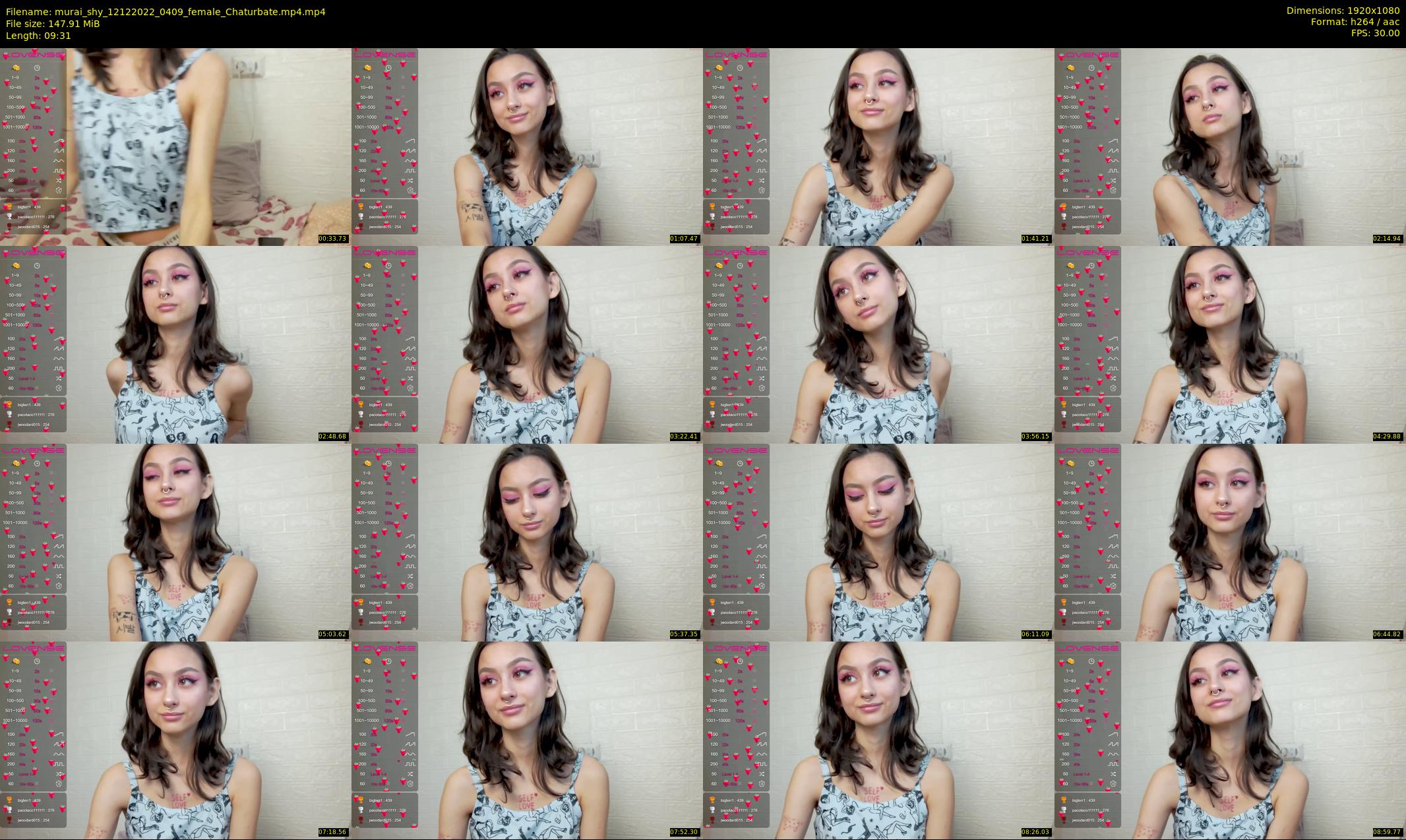 murai_shy — 10 minute Chaturbate female cam show recording, 1080p, Dec 12, 2022