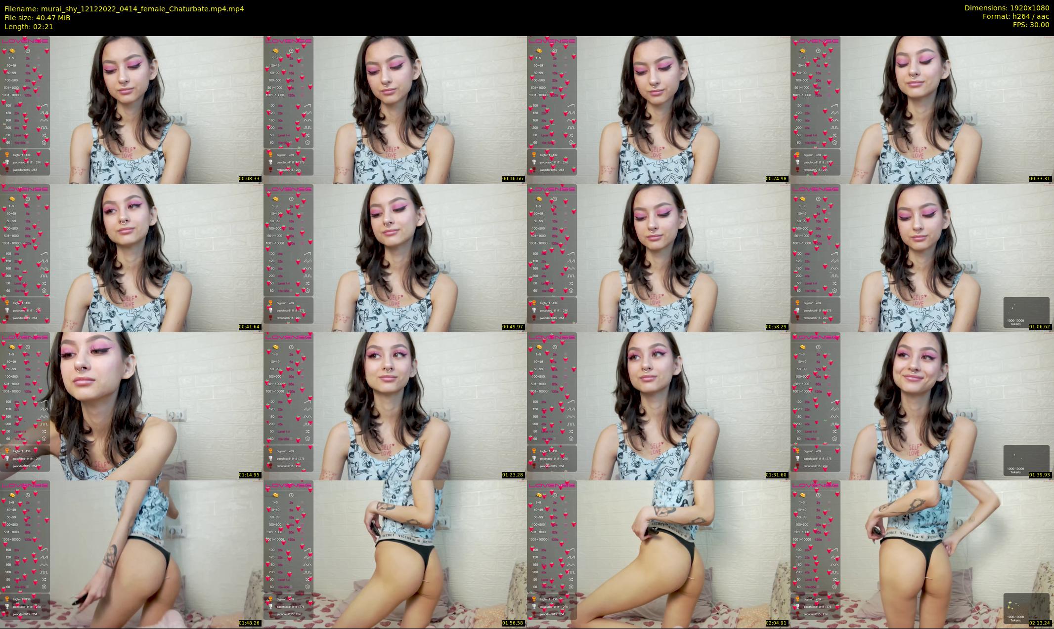 murai_shy — 3 minute Chaturbate female cam show recording, 1080p, Dec 12, 2022