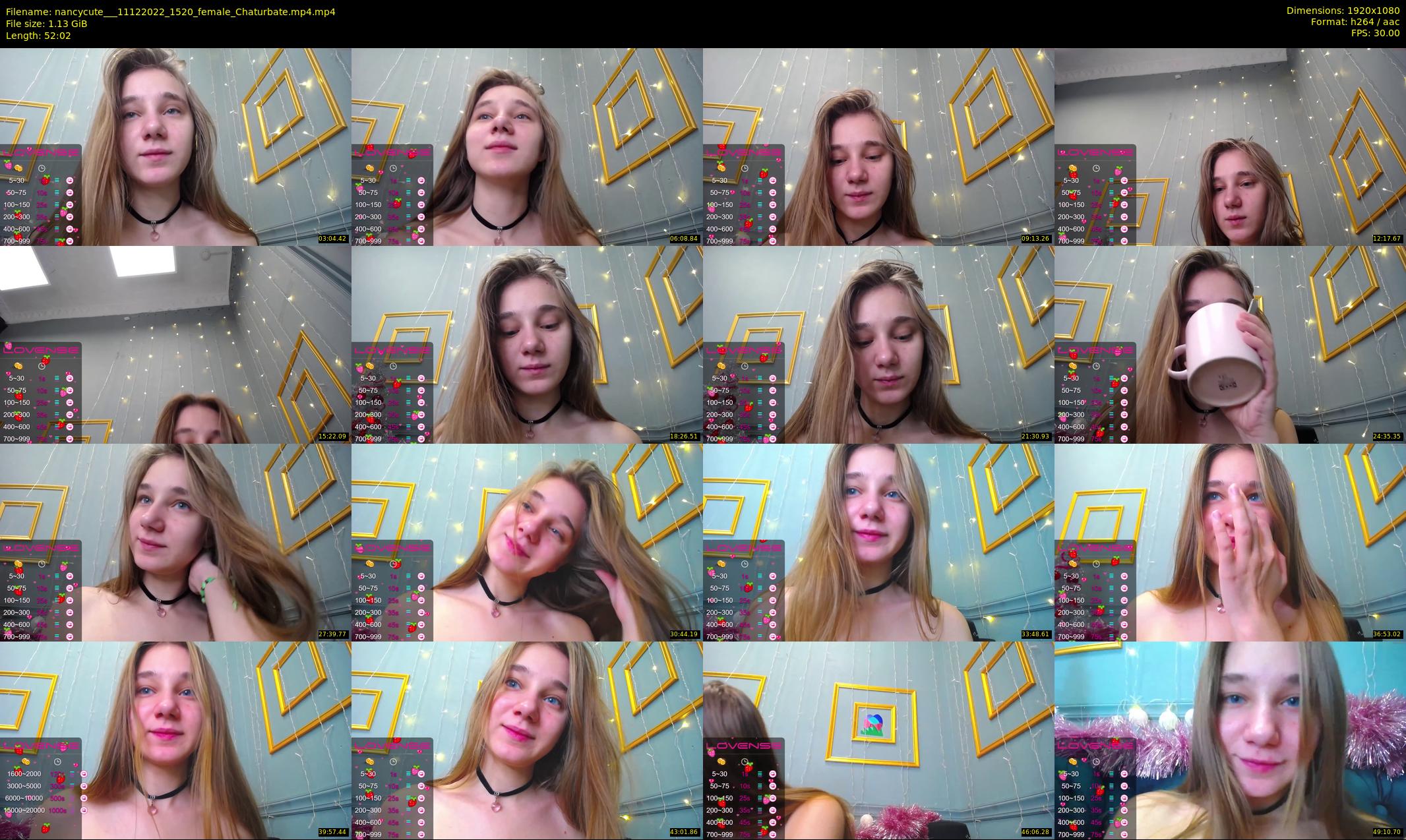 nancycute__ — 53 minute Chaturbate female cam show recording, 1080p, Dec 11, 2022