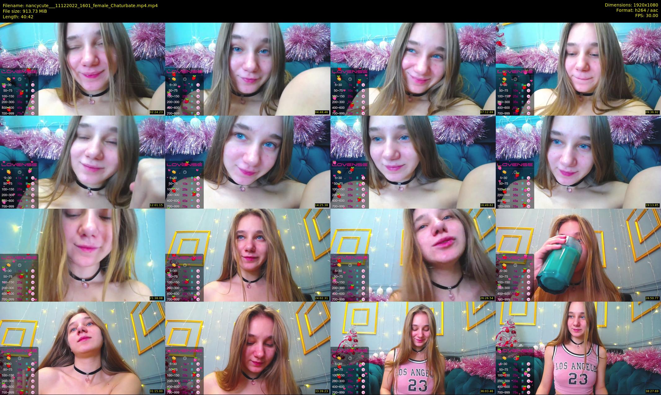 nancycute__ — 41 minute Chaturbate female cam show recording, 1080p, Dec 11, 2022