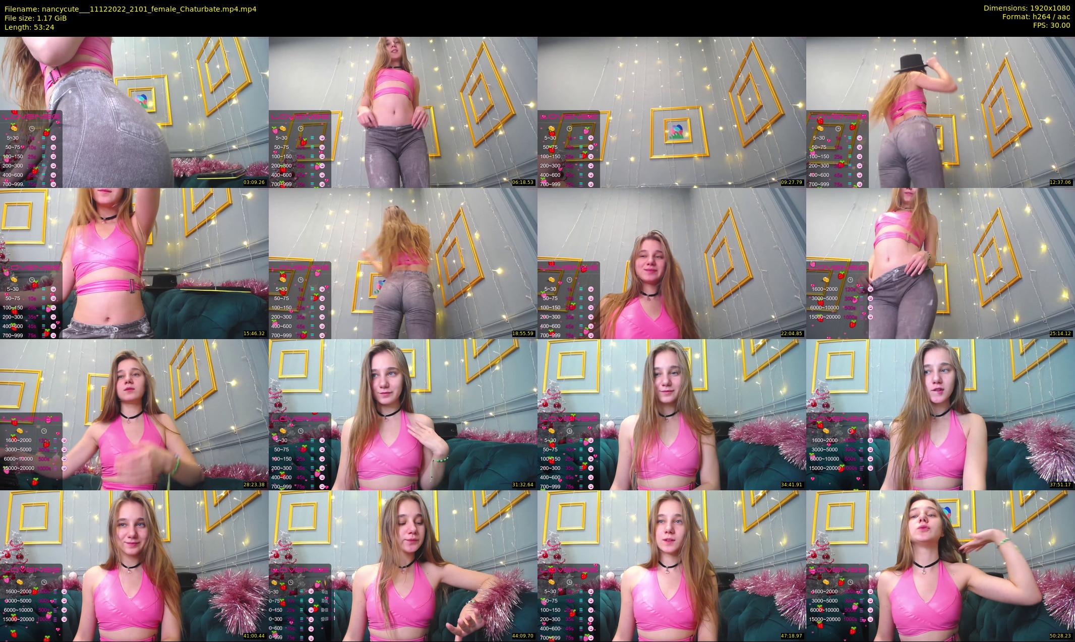 nancycute__ — 54 minute Chaturbate female cam show recording, 1080p, Dec 11, 2022