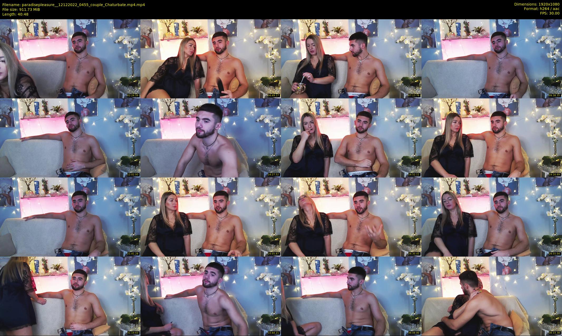 paradisepleasure_ — 41 minute Chaturbate couple cam show recording, 1080p, Dec 12, 2022