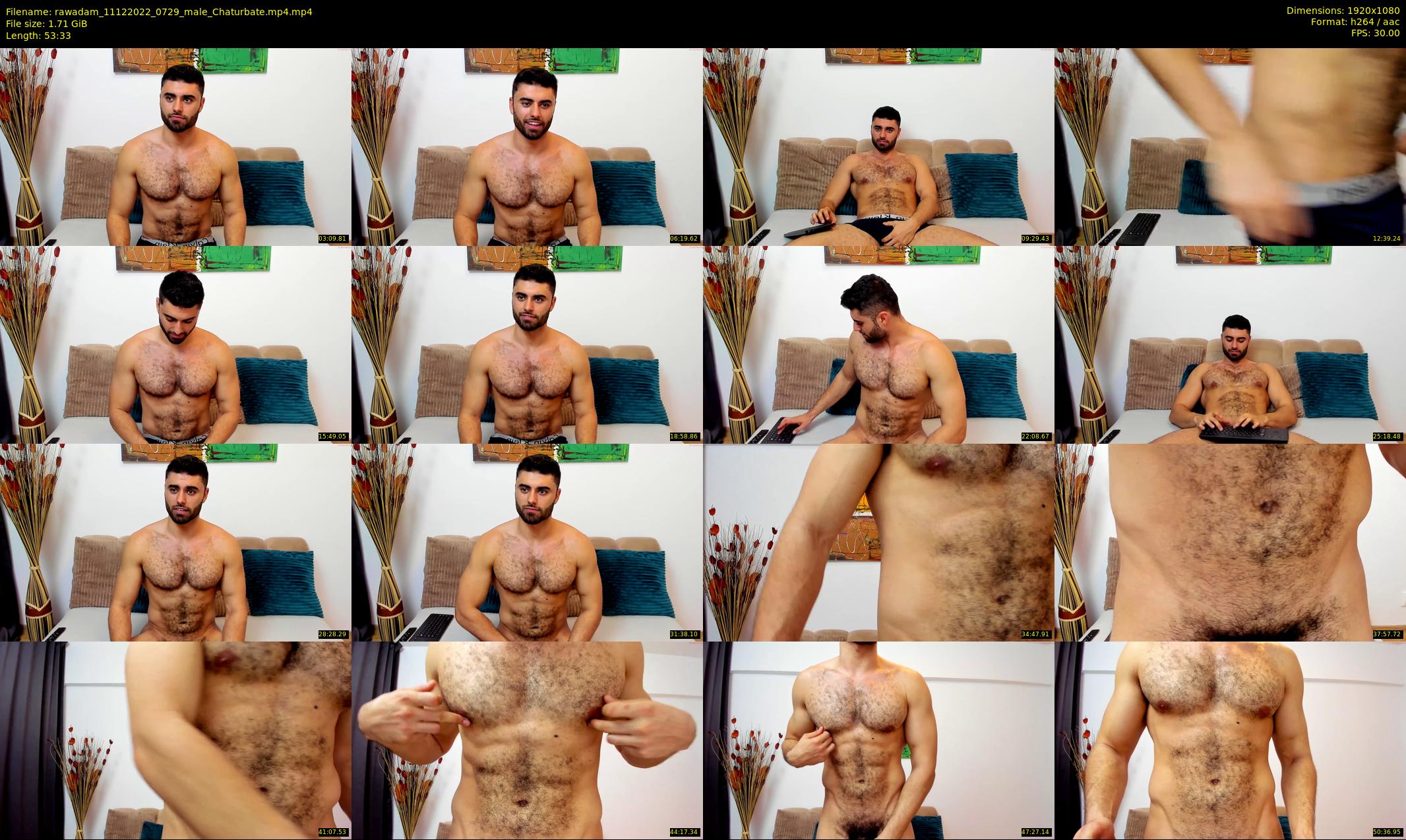 rawadam — 54 minute Chaturbate male cam show recording, 1080p, Dec 11, 2022