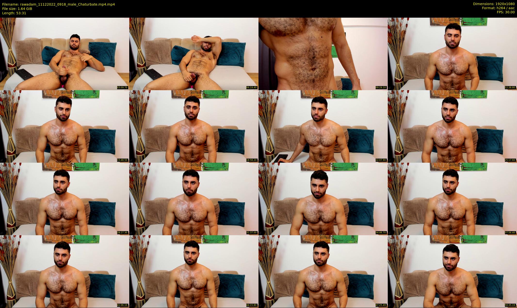 rawadam — 54 minute Chaturbate male cam show recording, 1080p, Dec 11, 2022