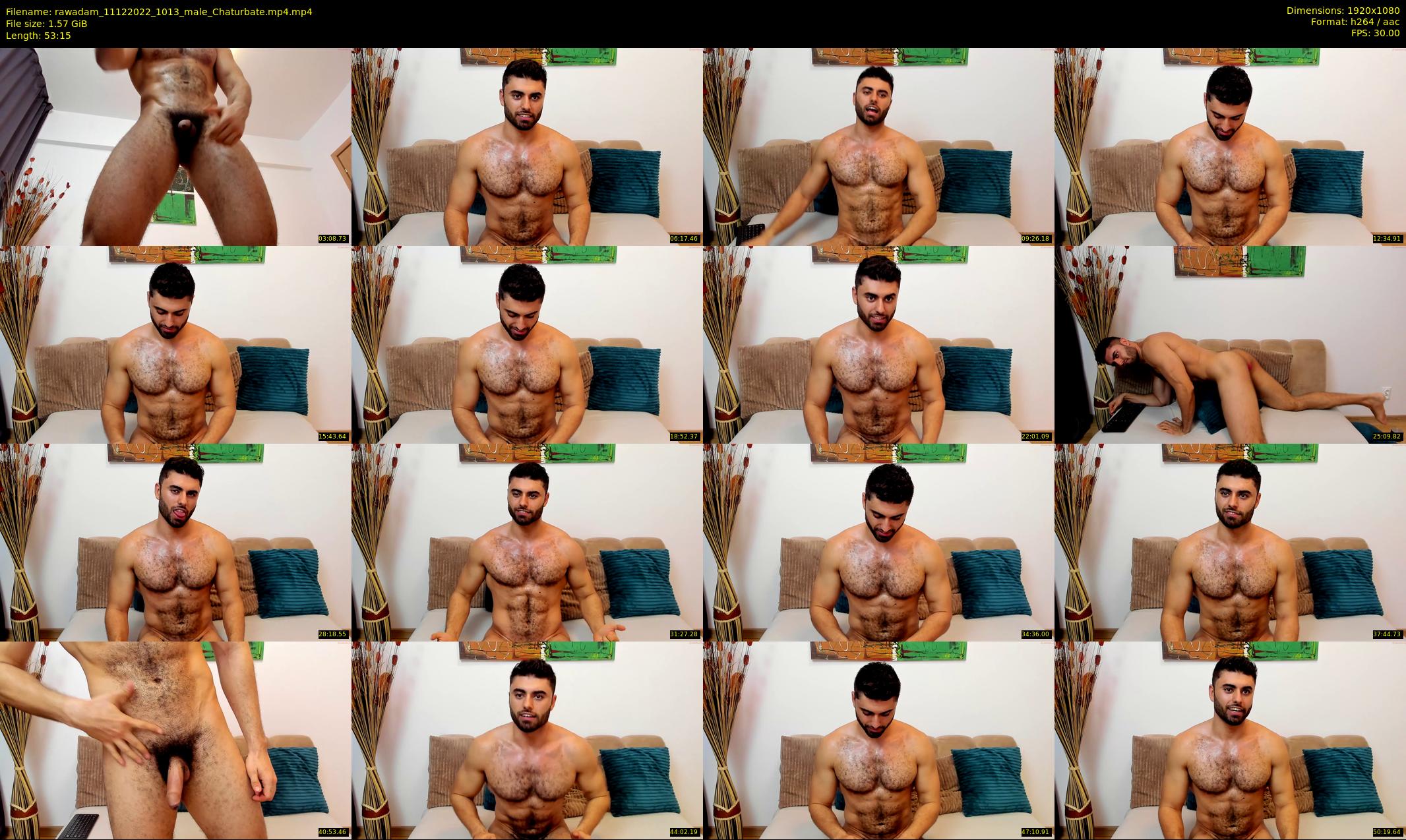 rawadam — 54 minute Chaturbate male cam show recording, 1080p, Dec 11, 2022