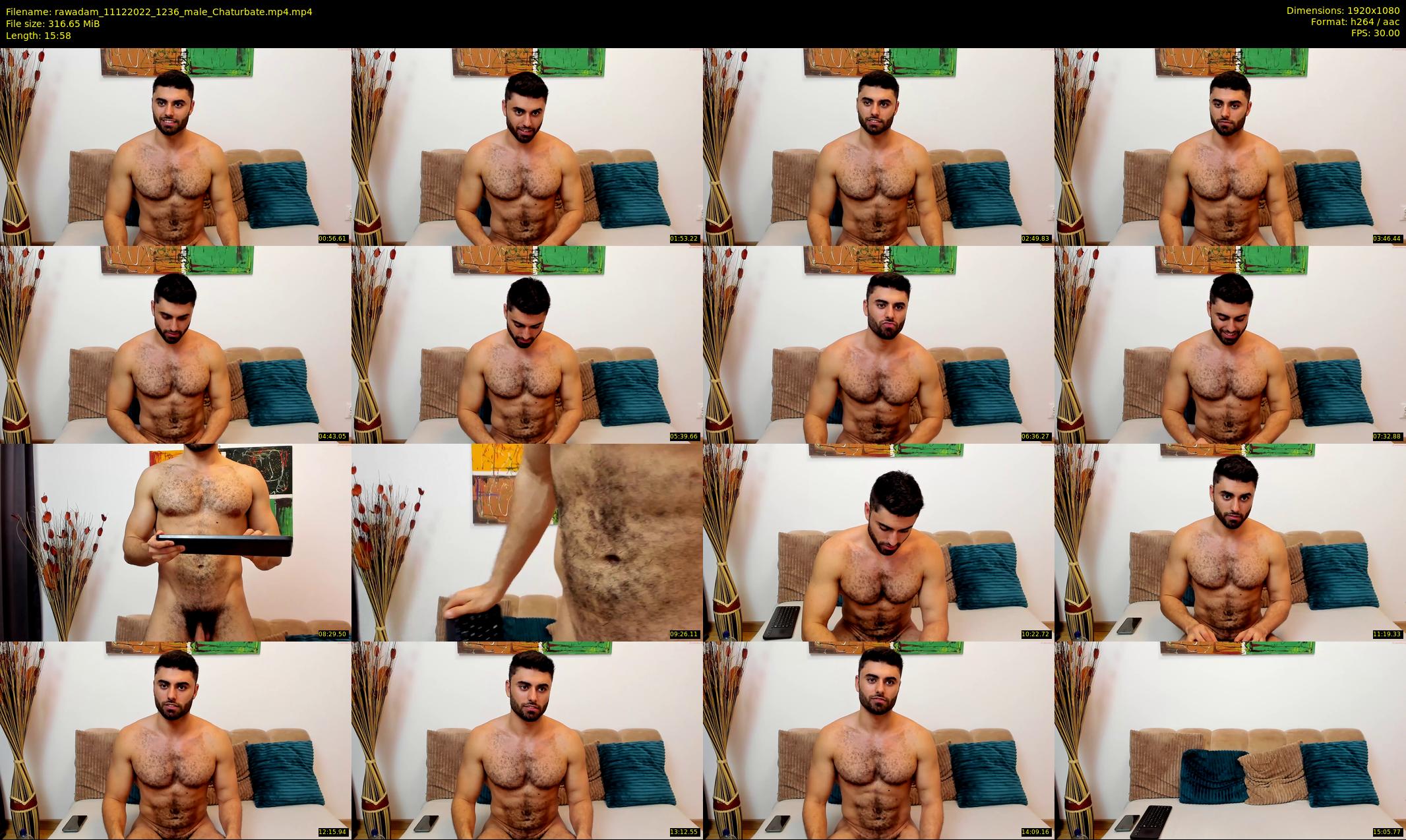 rawadam — 16 minute Chaturbate male cam show recording, 1080p, Dec 11, 2022