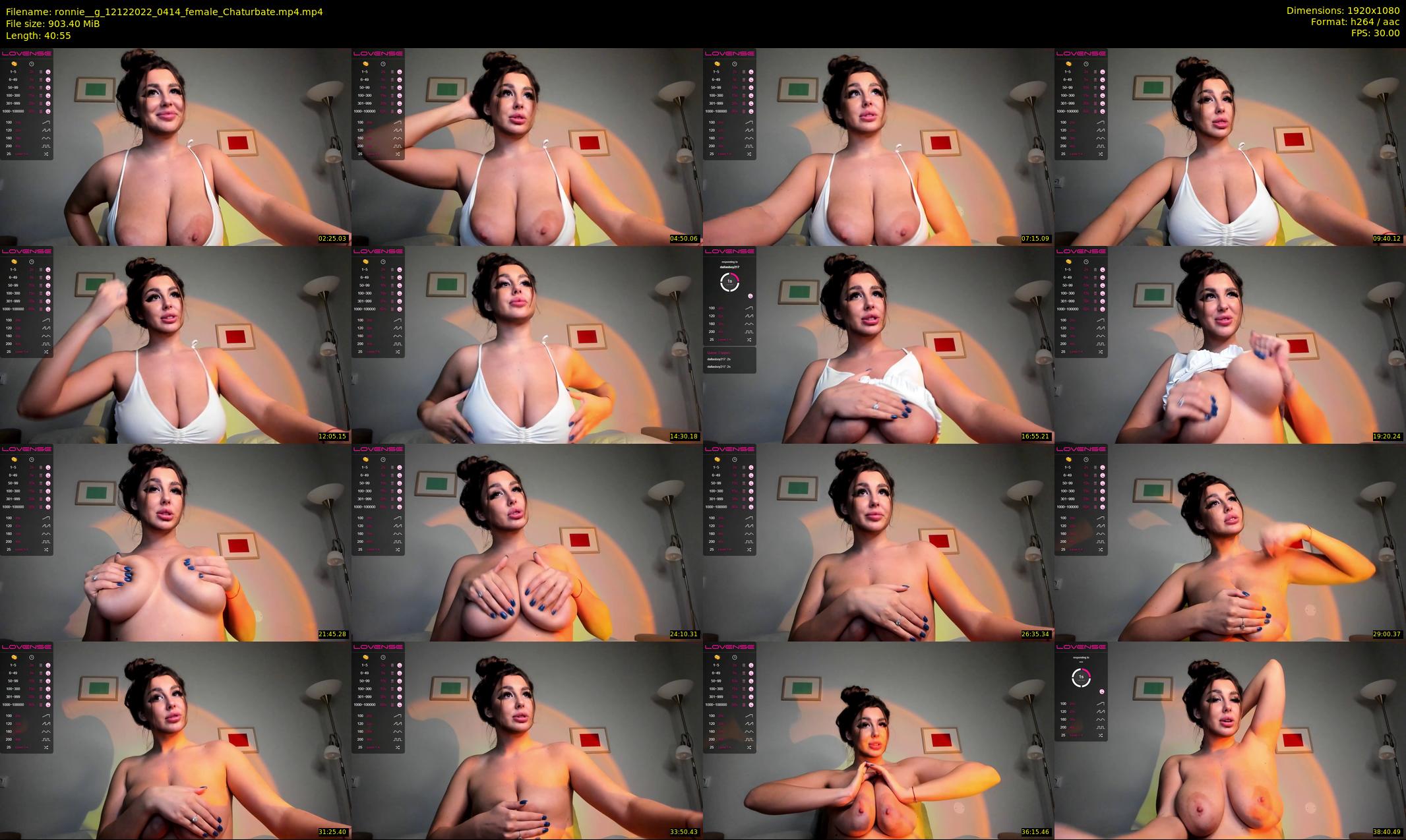 ronnie__g — 41 minute Chaturbate female cam show recording, 1080p, Dec 12, 2022
