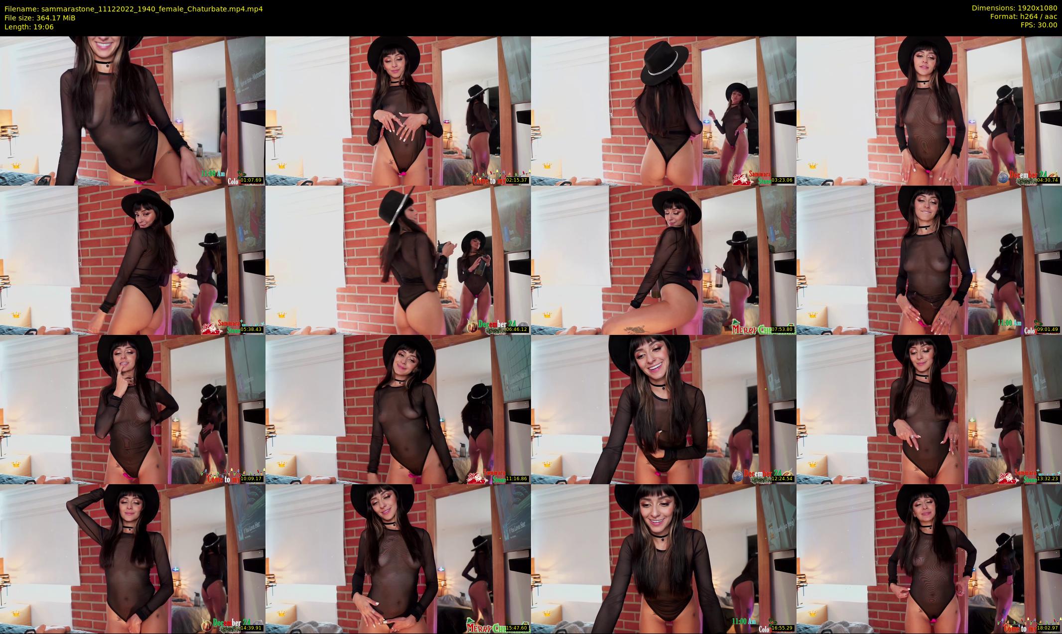 sammarastone — 20 minute Chaturbate female cam show recording, 1080p, Dec 11, 2022