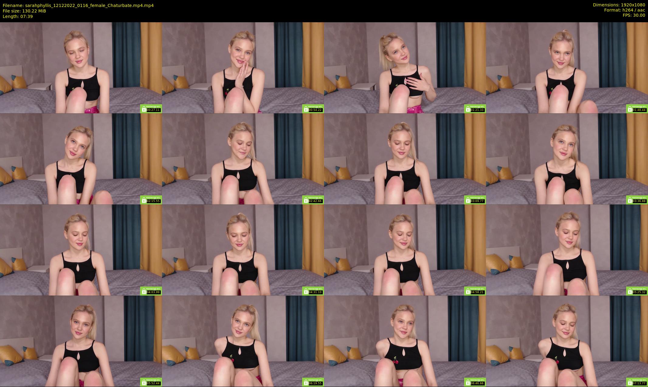 sarahphyllis — 8 minute Chaturbate female cam show recording, 1080p, Dec 12, 2022