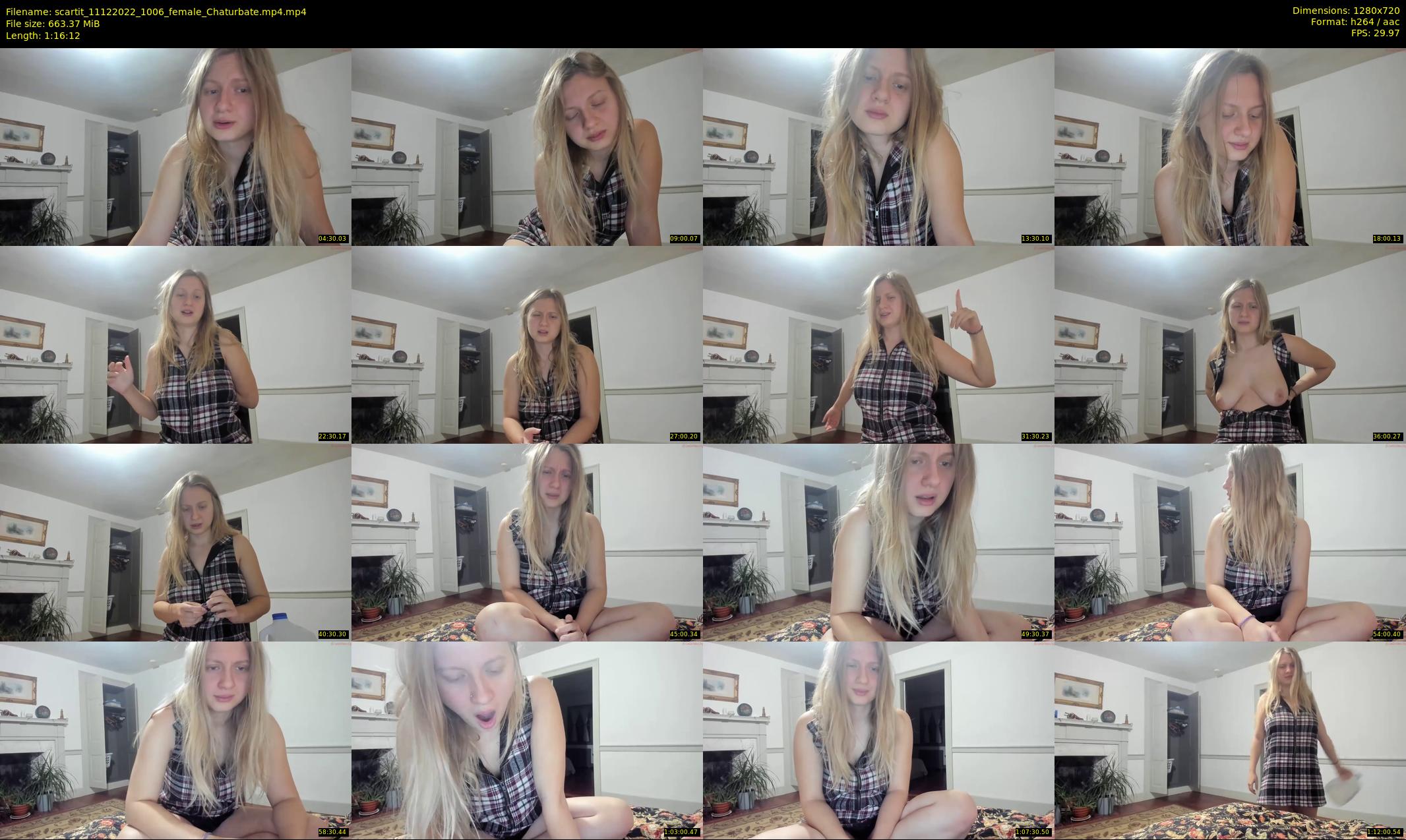 scartit — 77 minute Chaturbate female cam show recording, 720p, Dec 11, 2022
