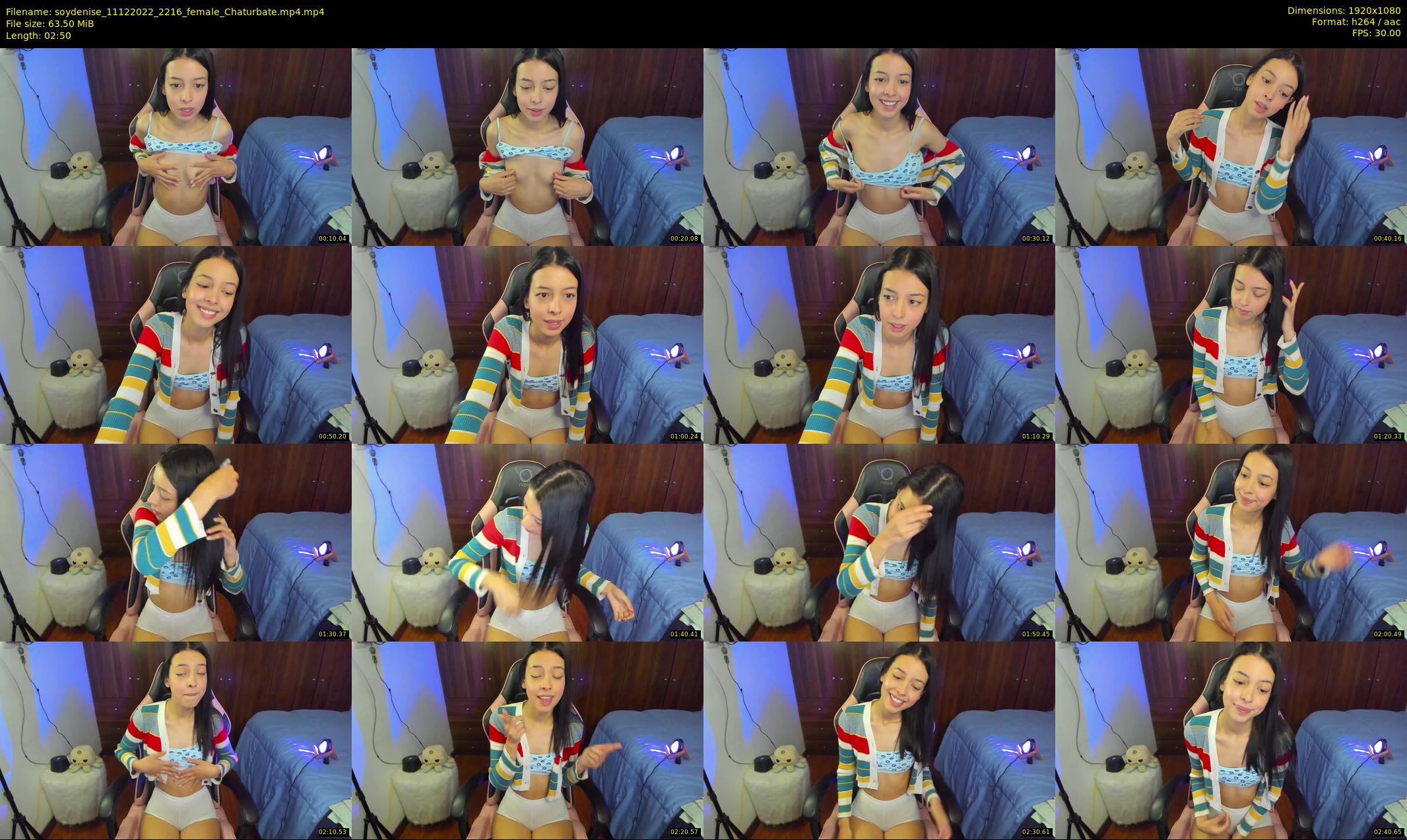 soydenise — 3 minute Chaturbate female cam show recording, 1080p, Dec 11, 2022