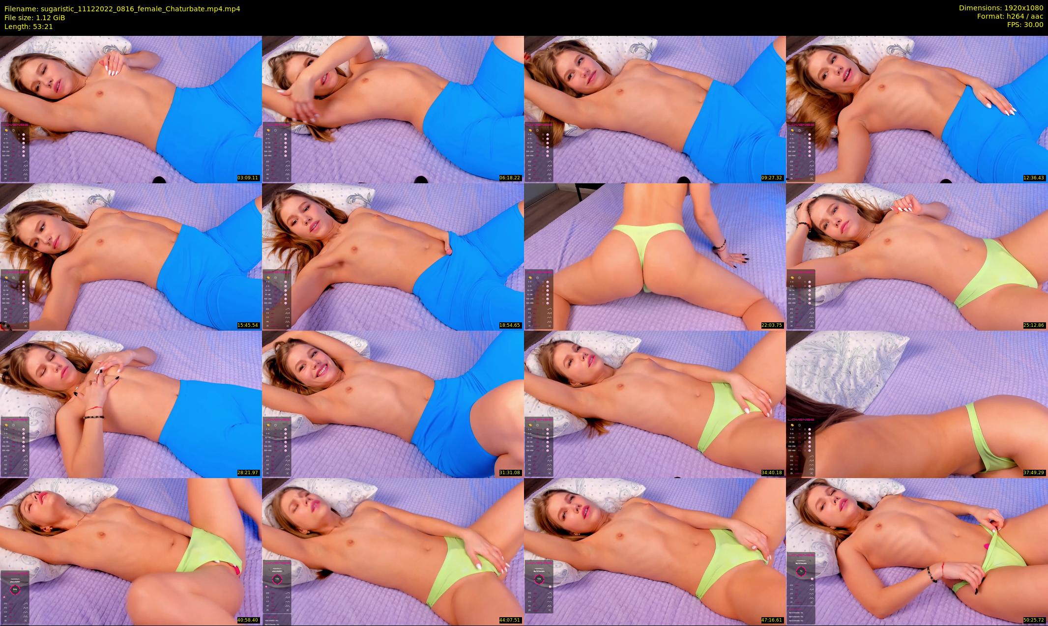 sugaristic — 54 minute Chaturbate female cam show recording, 1080p, Dec 11, 2022