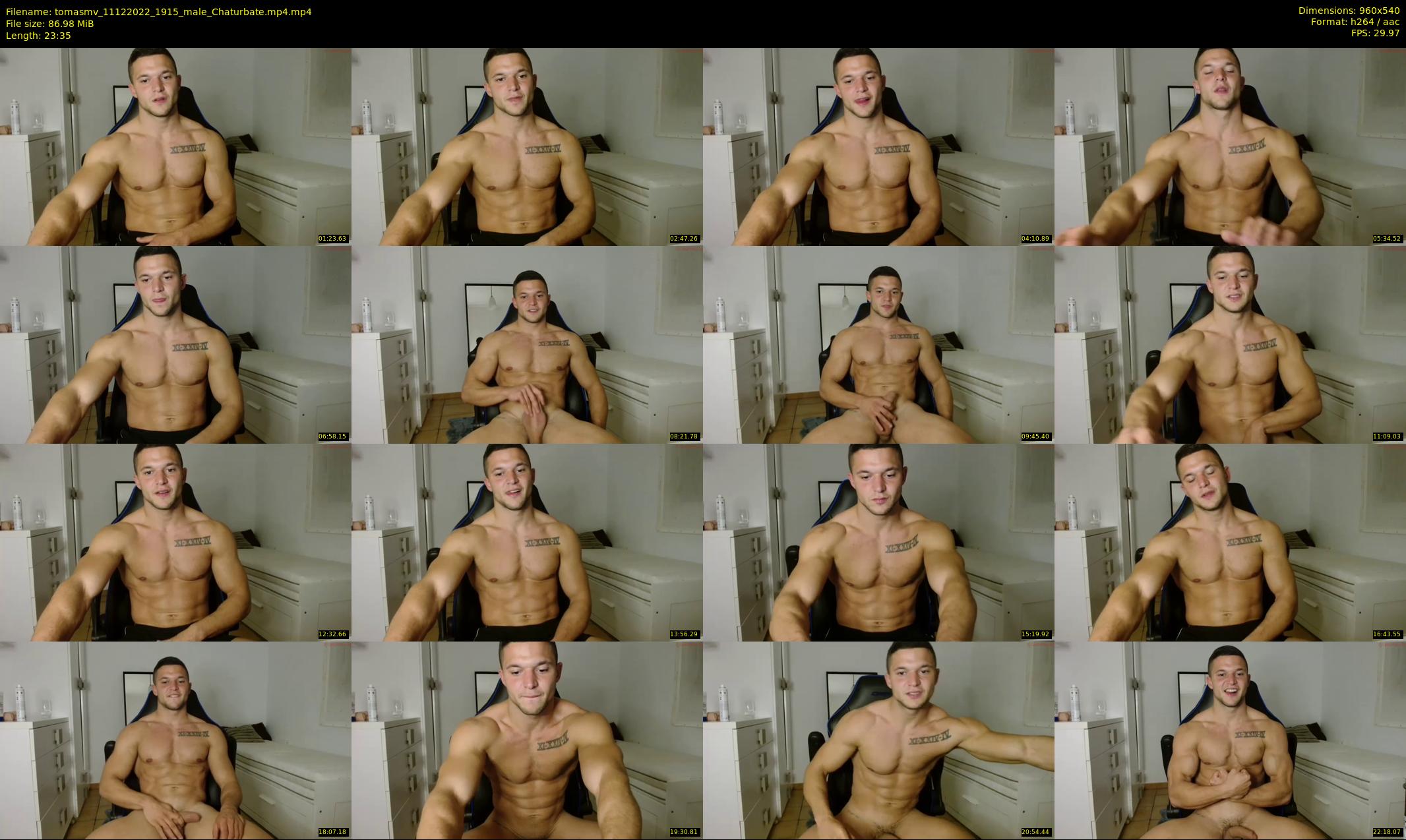 tomasmv — 24 minute Chaturbate male cam show recording, 480p, Dec 11, 2022