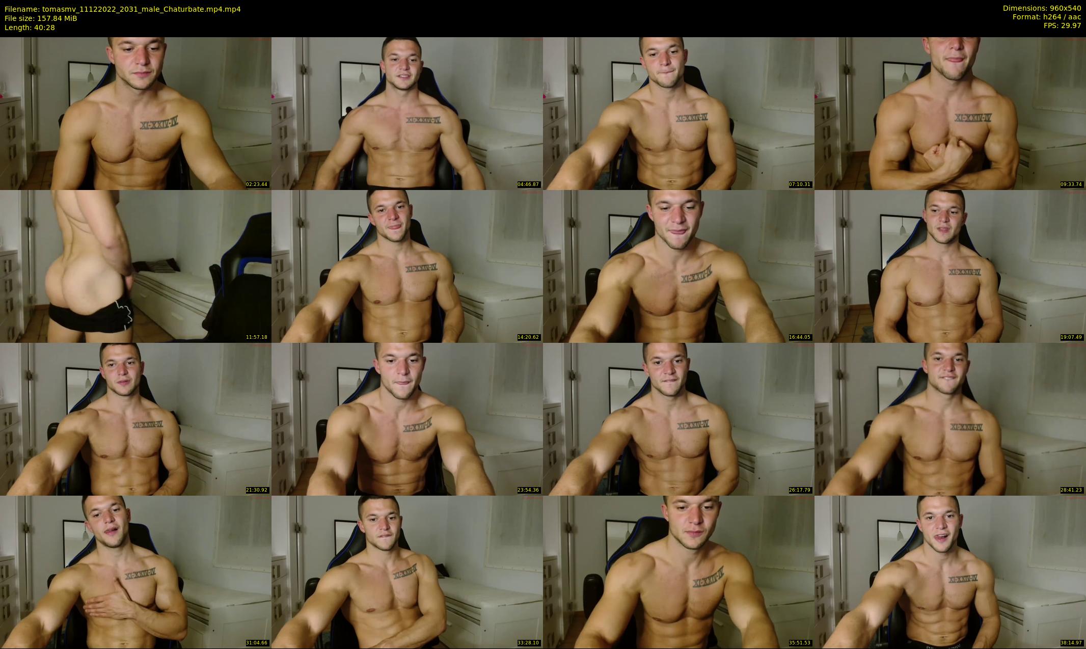 tomasmv — 41 minute Chaturbate male cam show recording, 480p, Dec 11, 2022