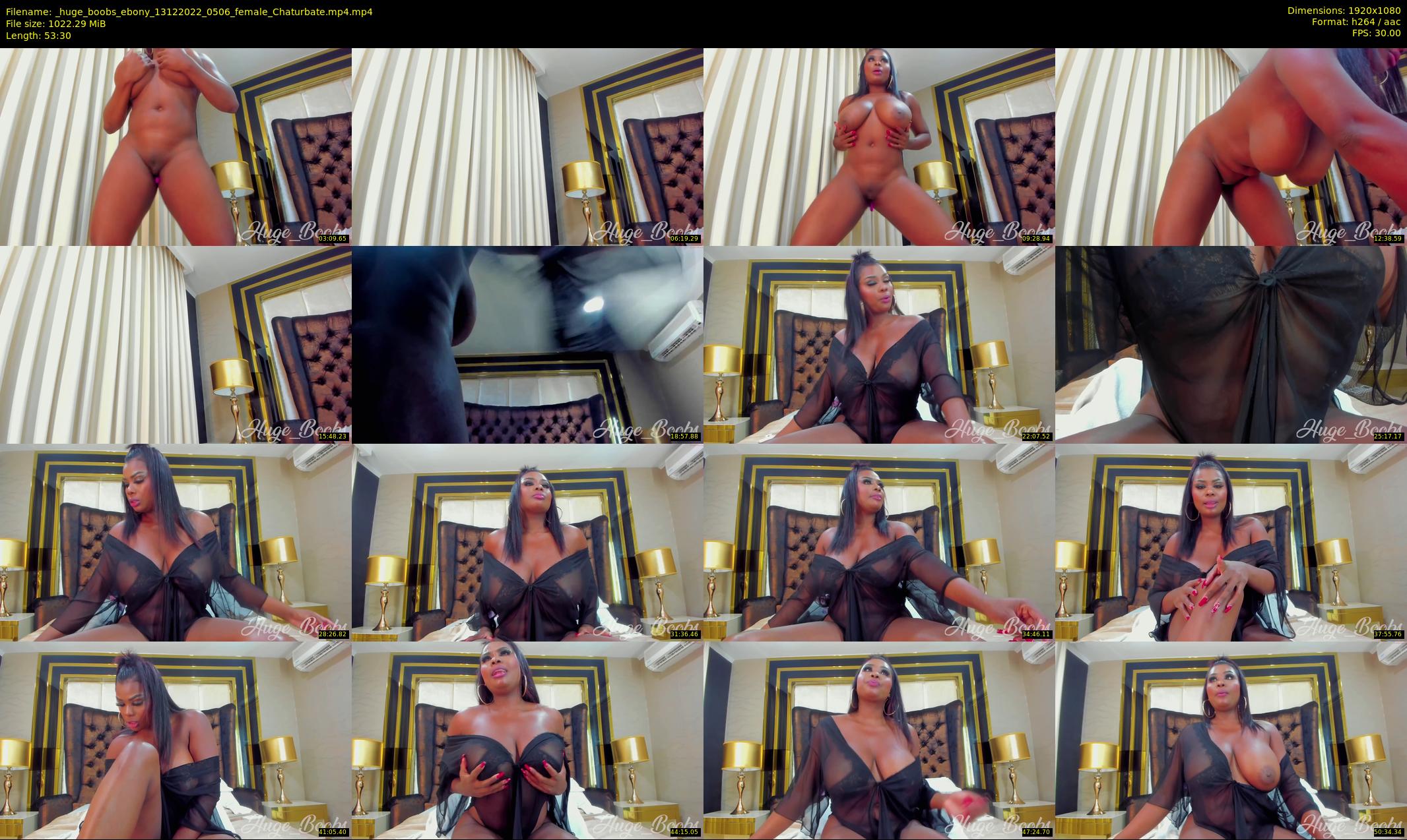 _huge_boobs_ebony — 54 minute Chaturbate female cam show recording, 1080p, Dec 13, 2022
