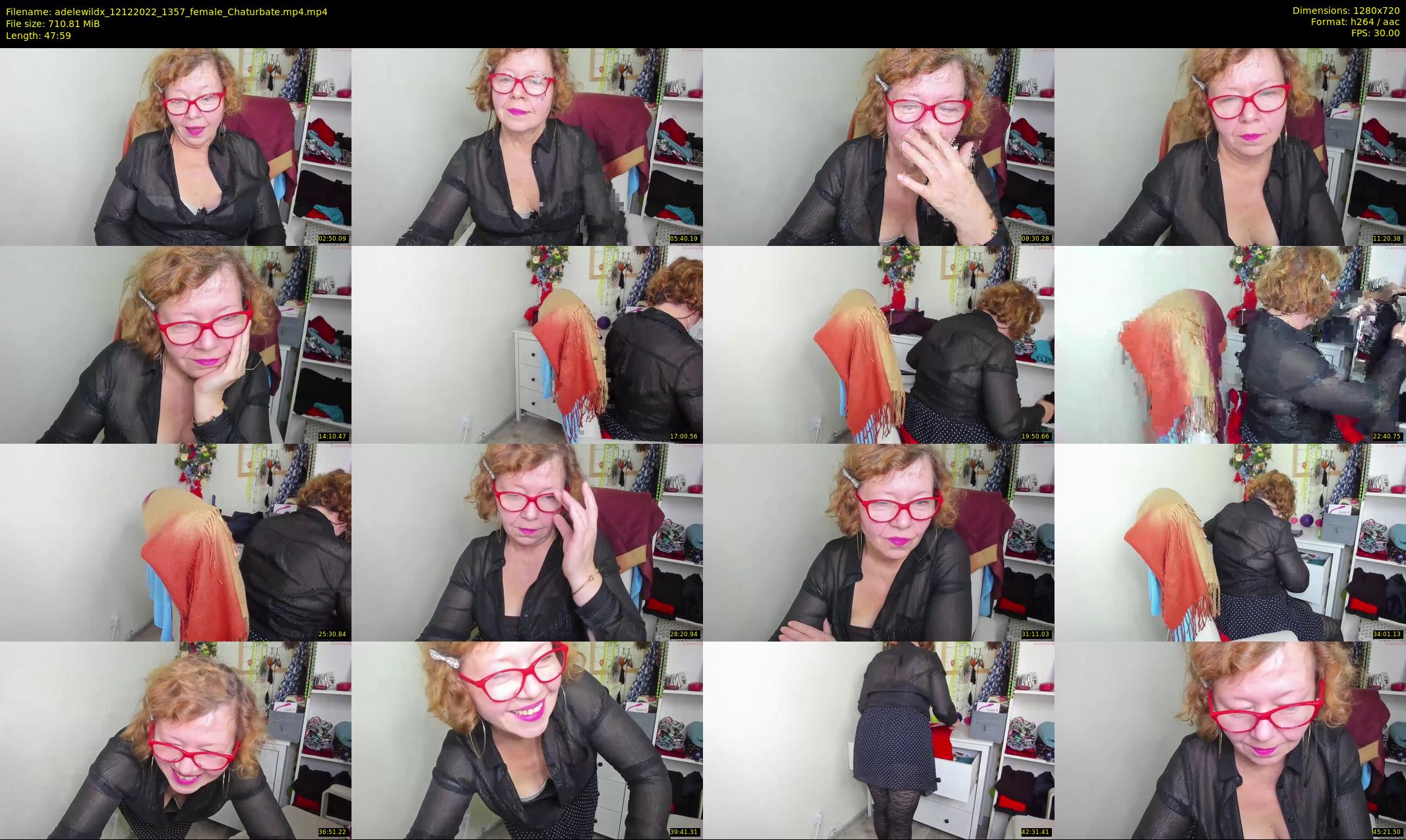 adelewildx — 48 minute Chaturbate female cam show recording, 720p, Dec 12, 2022