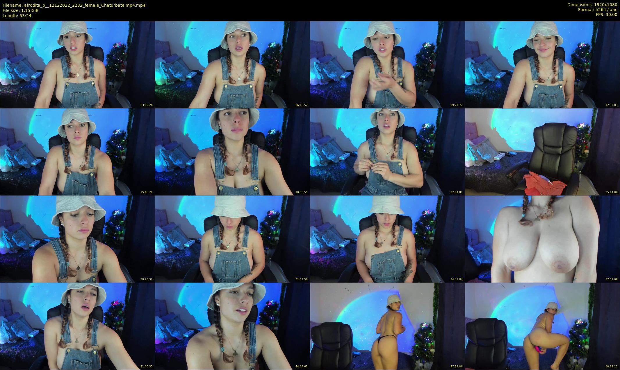 afrodita_p_ — 54 minute Chaturbate female cam show recording, 1080p, Dec 12, 2022