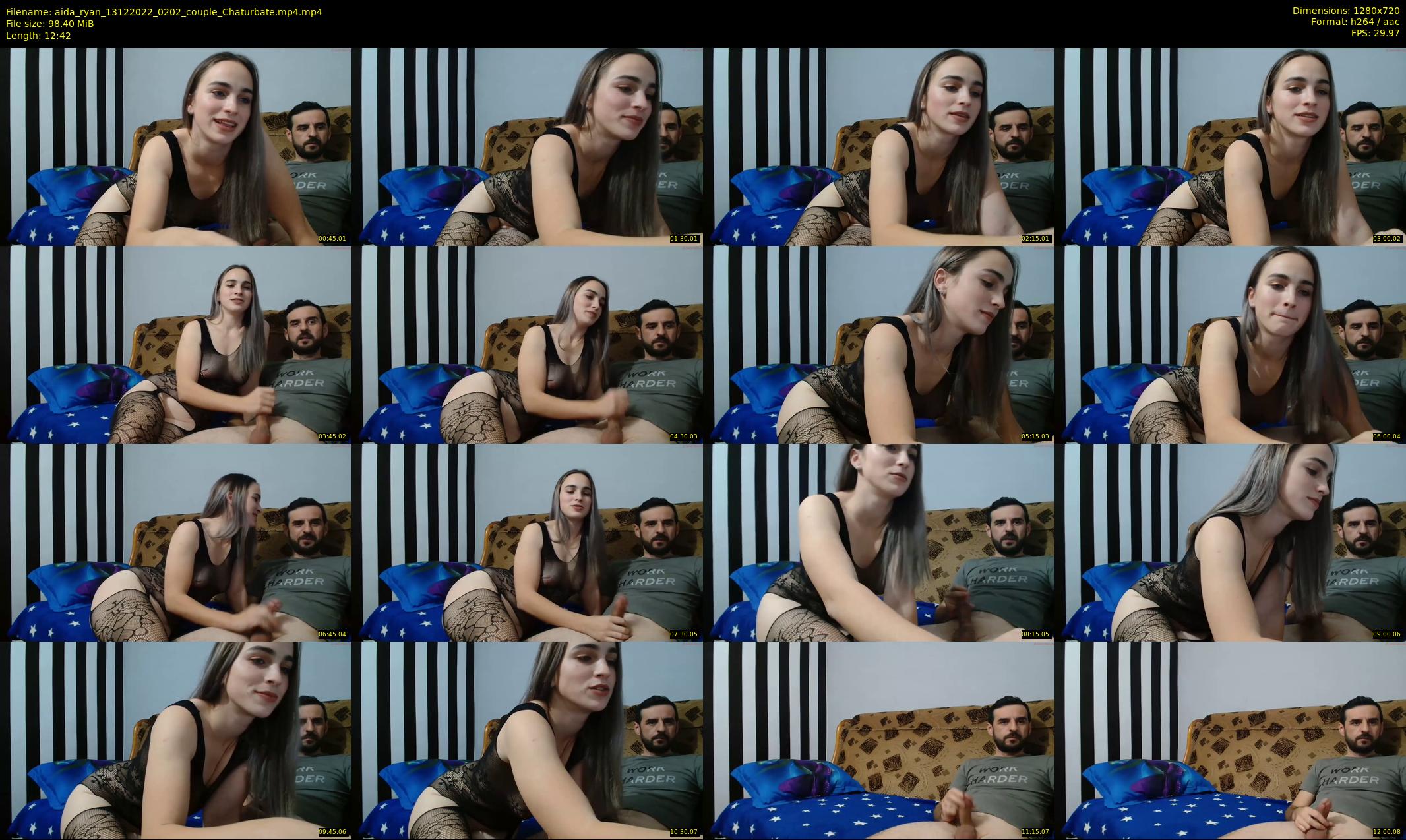 aida_ryan — 13 minute Chaturbate couple cam show recording, 720p, Dec 13, 2022