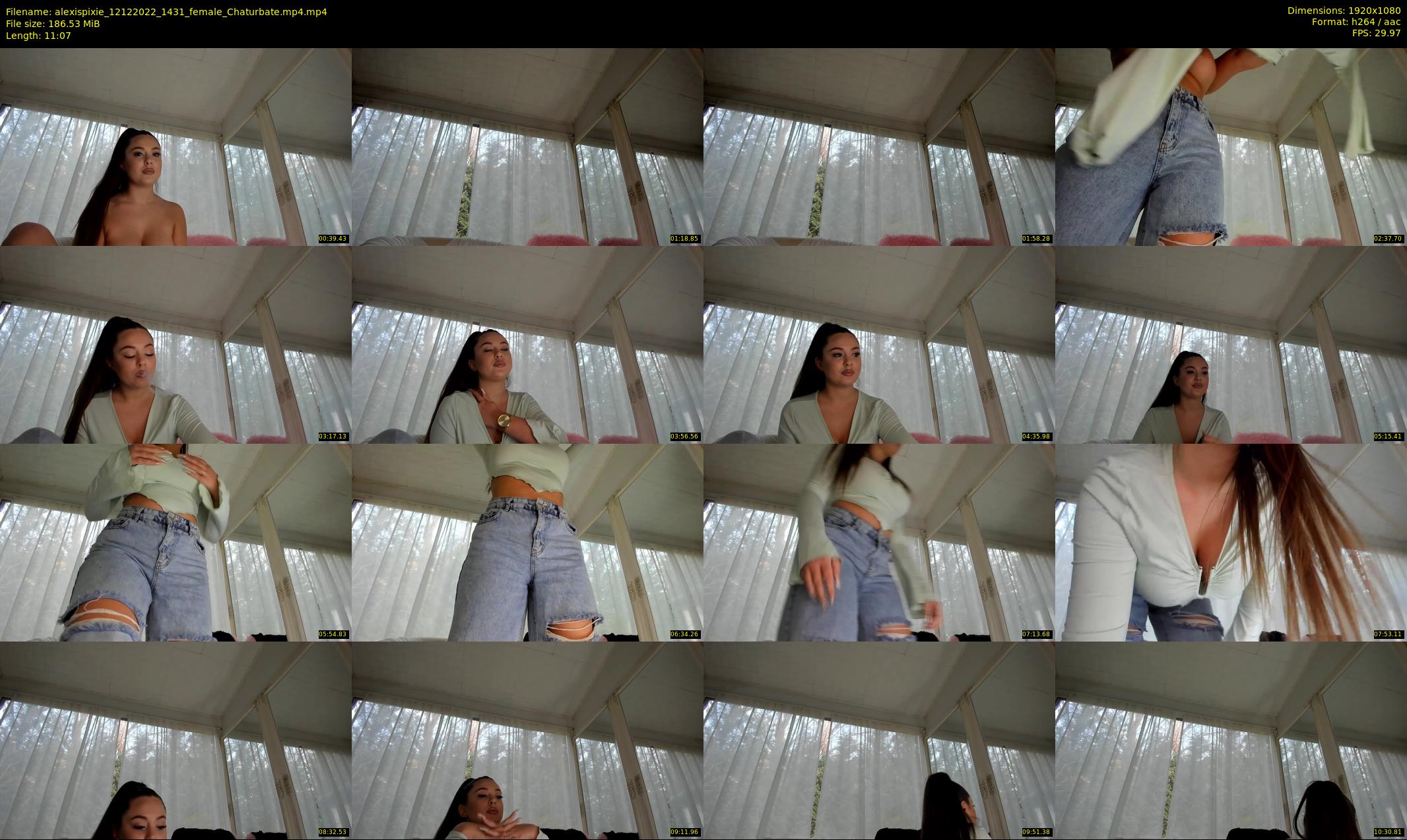 alexispixie — 12 minute Chaturbate female cam show recording, 1080p, Dec 12, 2022
