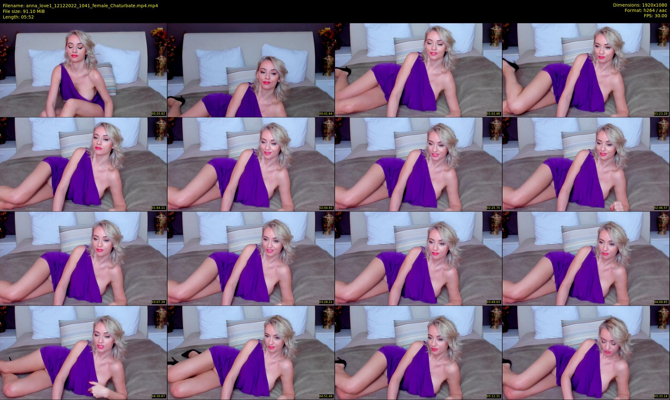 anna_love1 — 6 minute Chaturbate female cam show recording, 1080p, Dec 12, 2022