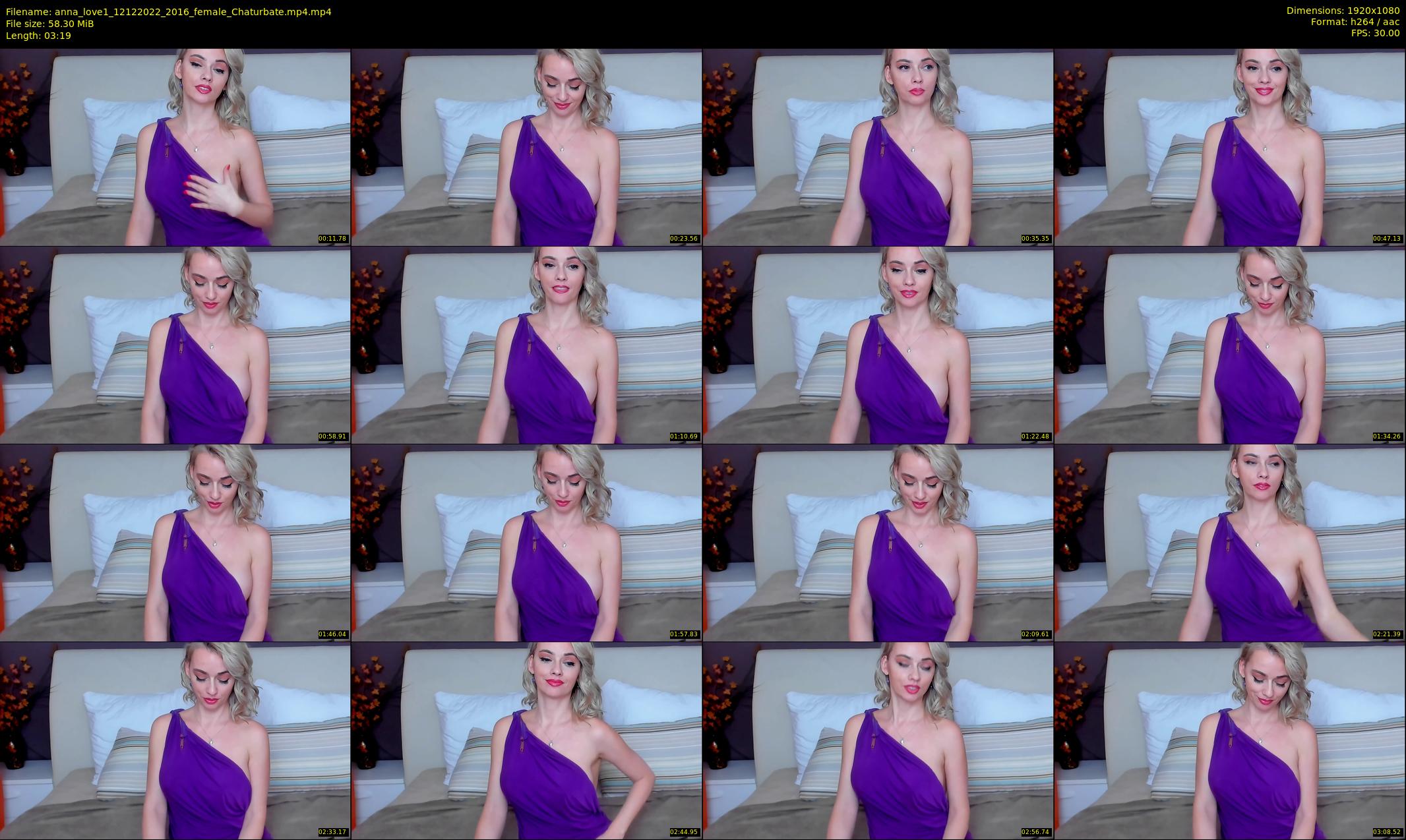 anna_love1 — 4 minute Chaturbate female cam show recording, 1080p, Dec 12, 2022