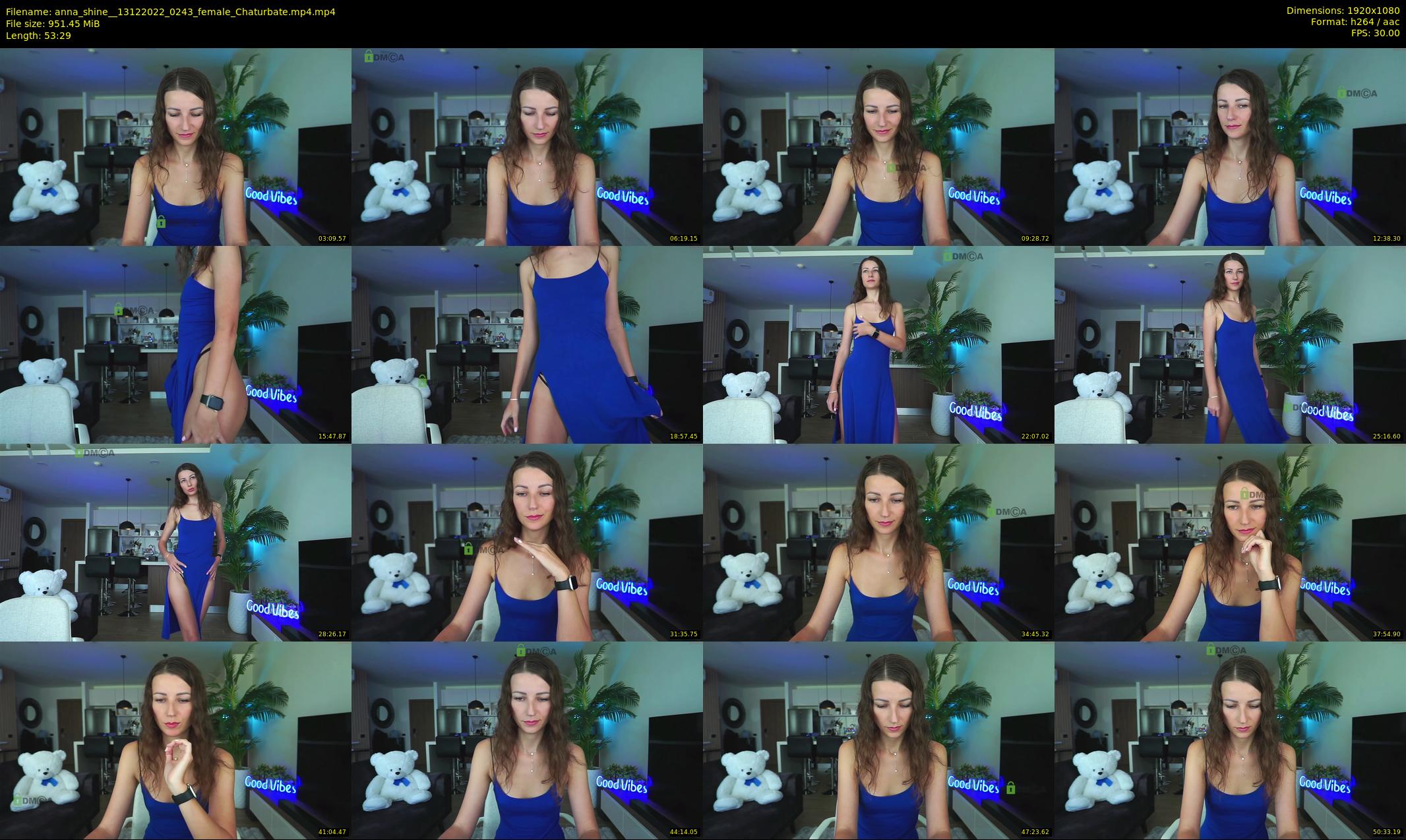 anna_shine_ — 54 minute Chaturbate female cam show recording, 1080p, Dec 13, 2022