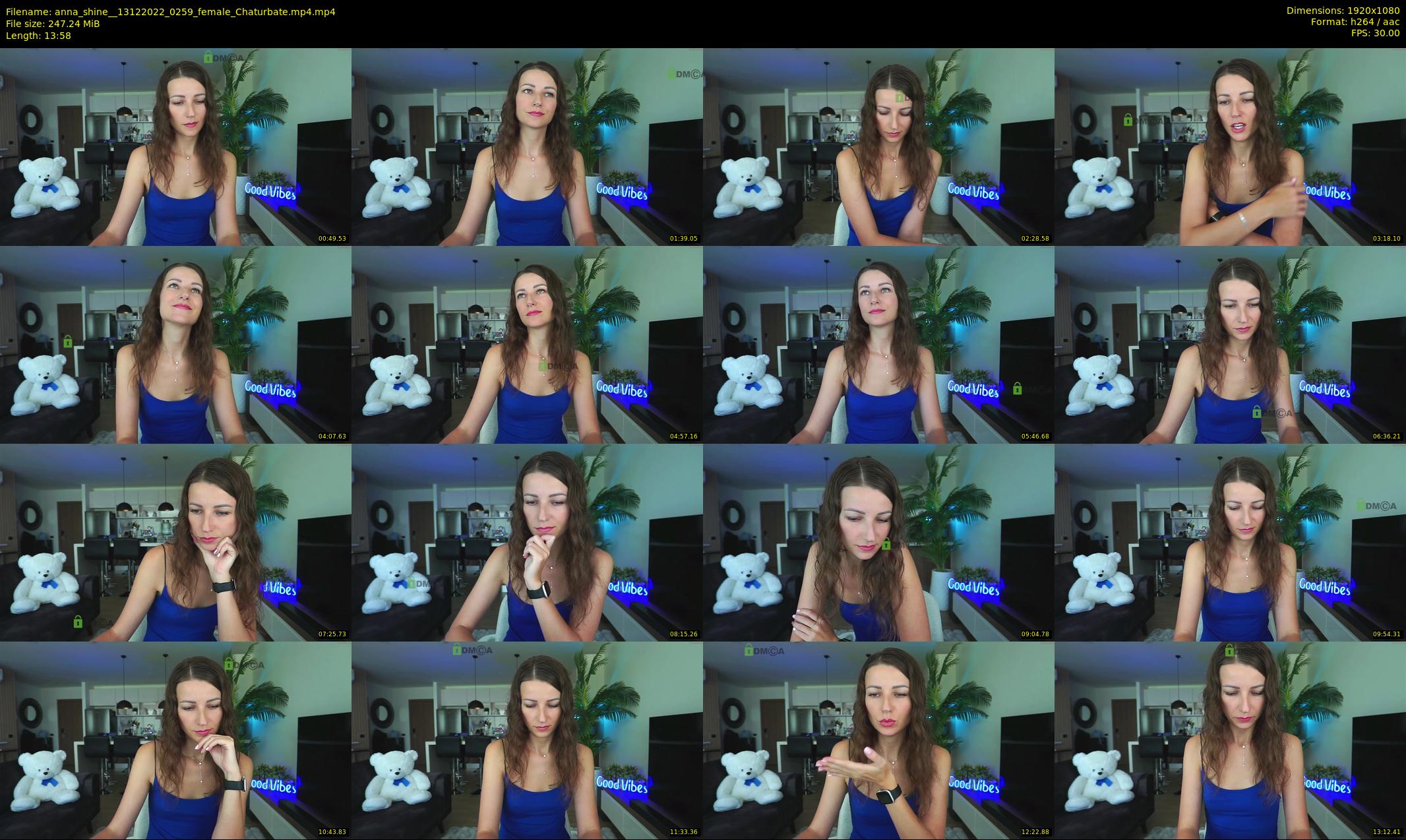 anna_shine_ — 14 minute Chaturbate female cam show recording, 1080p, Dec 13, 2022