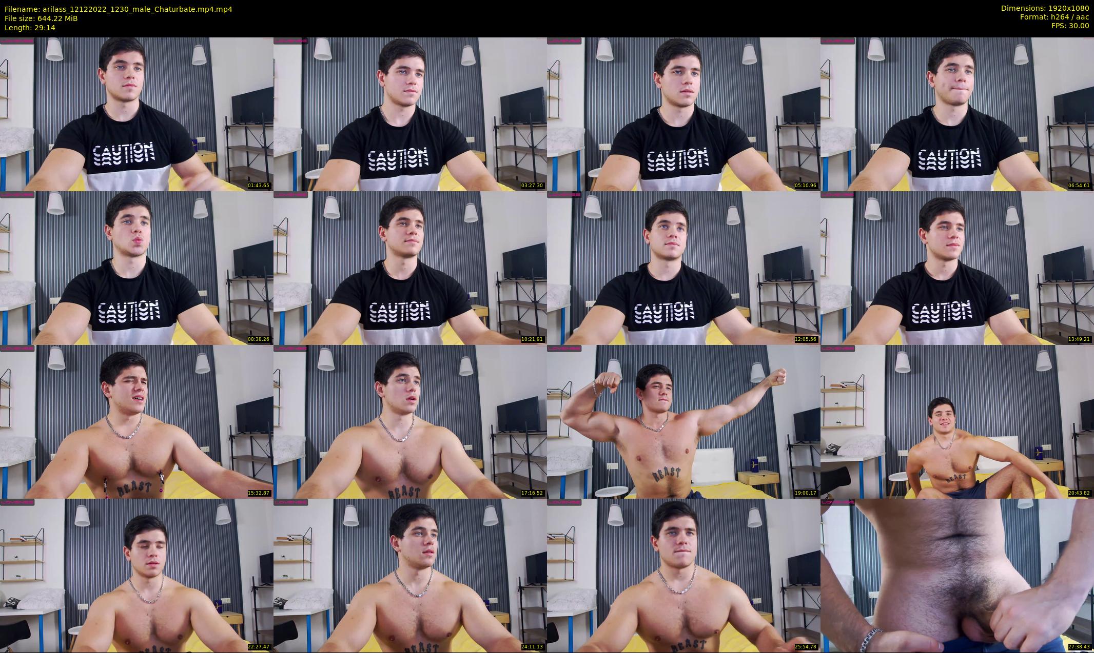 arilass — 30 minute Chaturbate male cam show recording, 1080p, Dec 12, 2022