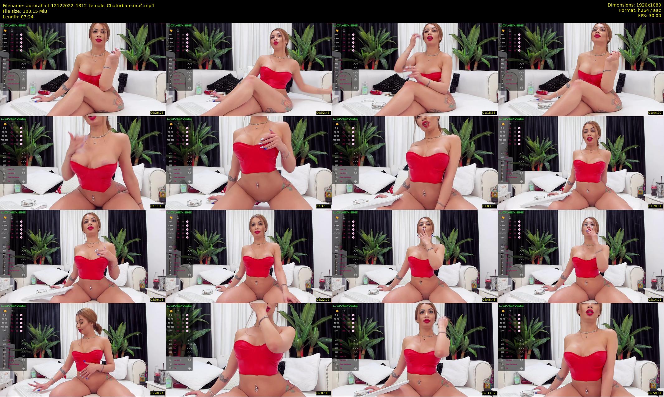 aurorahall — 8 minute Chaturbate female cam show recording, 1080p, Dec 12, 2022