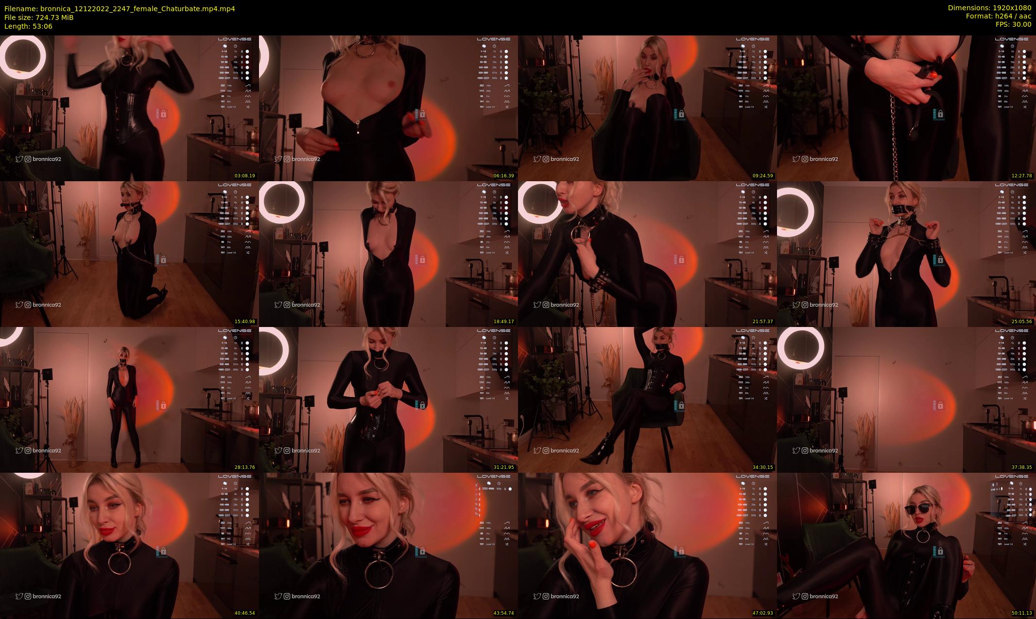 bronnica — 54 minute Chaturbate female cam show recording, 1080p, Dec 12, 2022