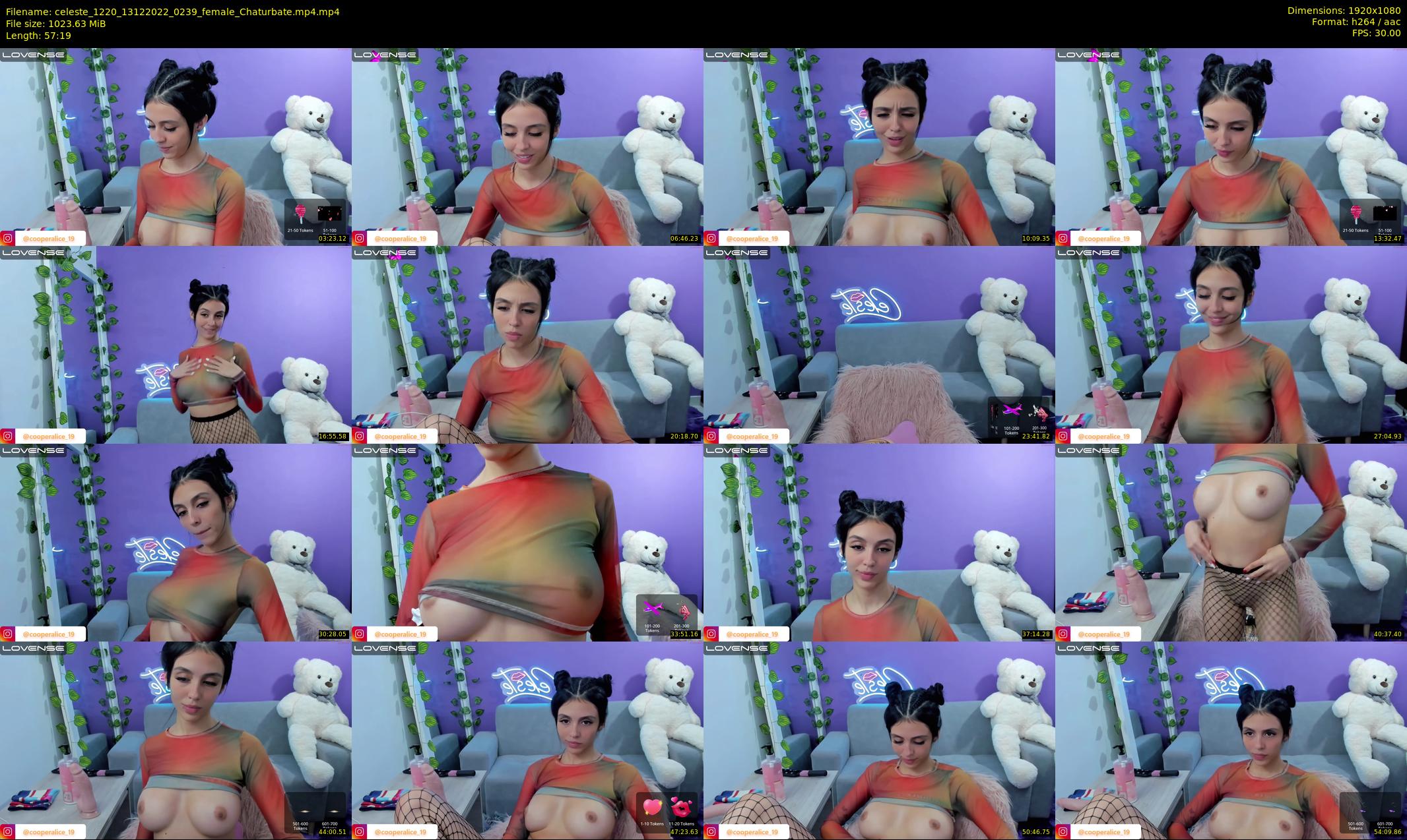 celeste_1220 — 58 minute Chaturbate female cam show recording, 1080p, Dec 13, 2022