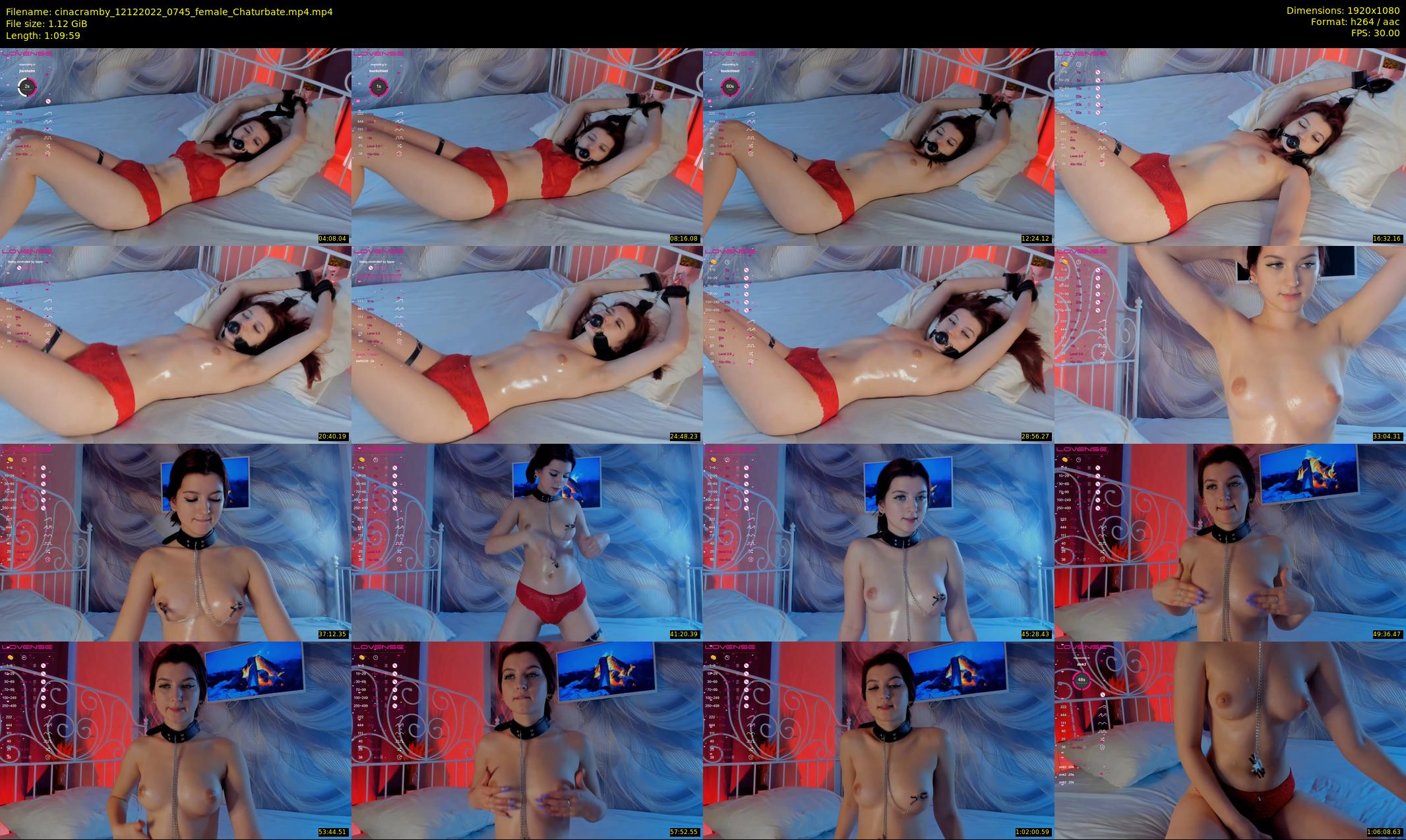 cinacramby — 70 minute Chaturbate female cam show recording, 1080p, Dec 12, 2022