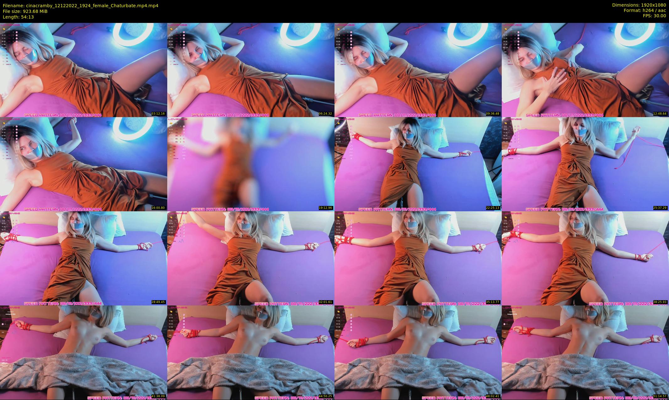 cinacramby — 55 minute Chaturbate female cam show recording, 1080p, Dec 12, 2022