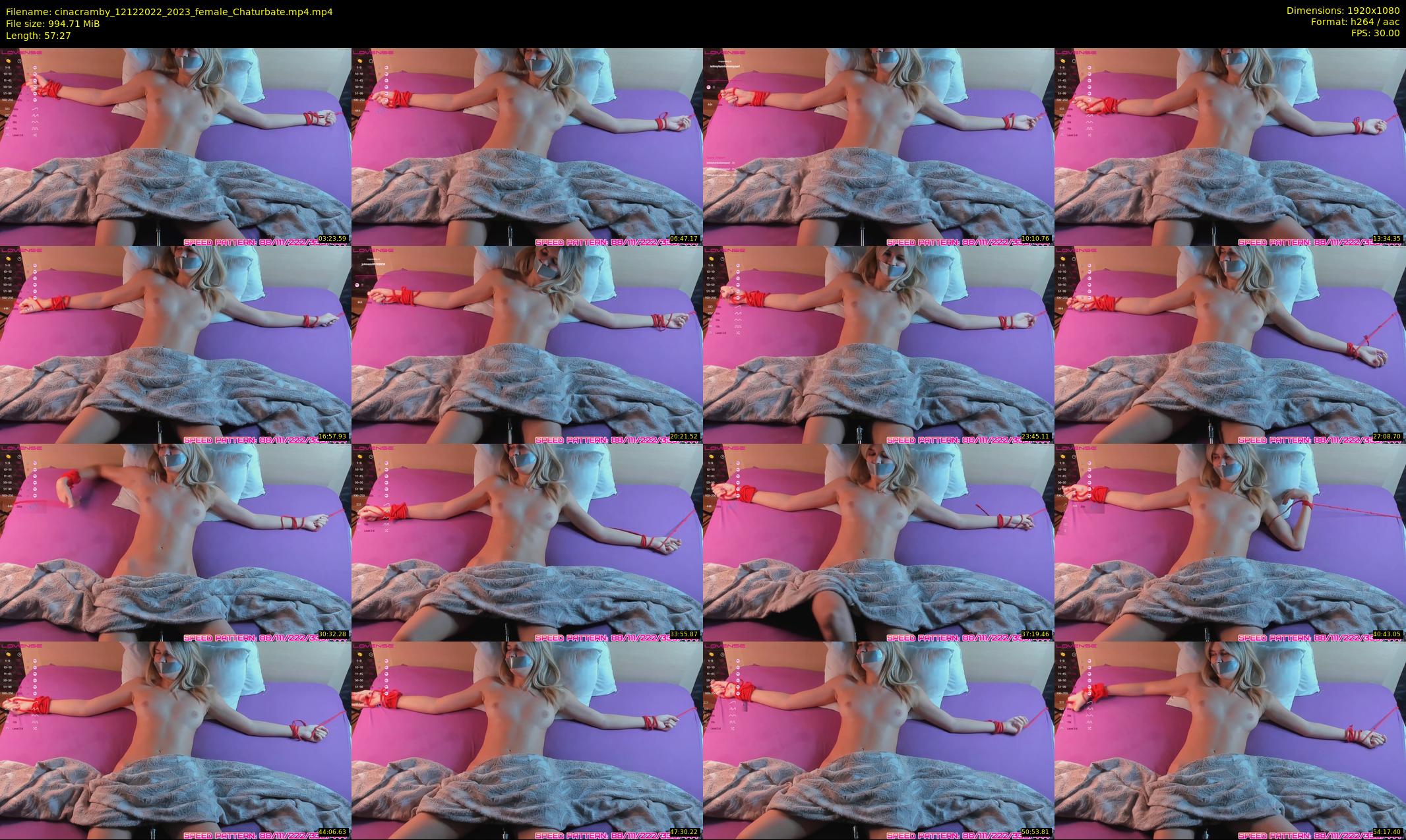 cinacramby — 58 minute Chaturbate female cam show recording, 1080p, Dec 12, 2022