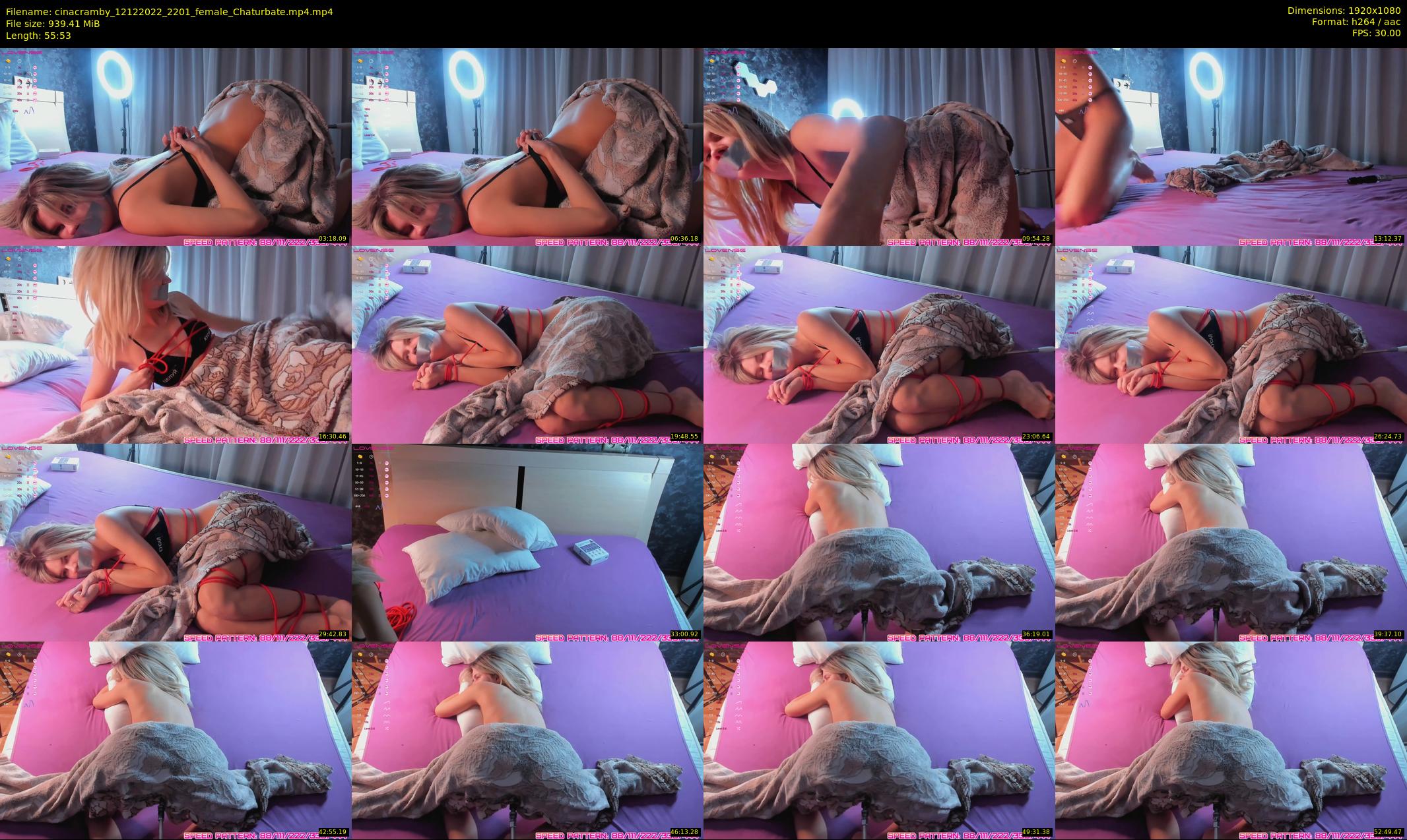 cinacramby — 56 minute Chaturbate female cam show recording, 1080p, Dec 12, 2022