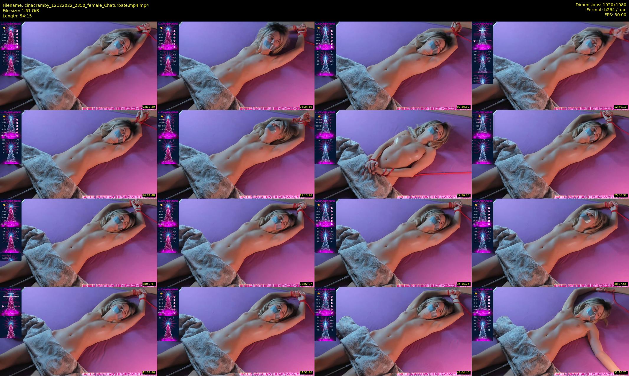 cinacramby — 55 minute Chaturbate female cam show recording, 1080p, Dec 12, 2022